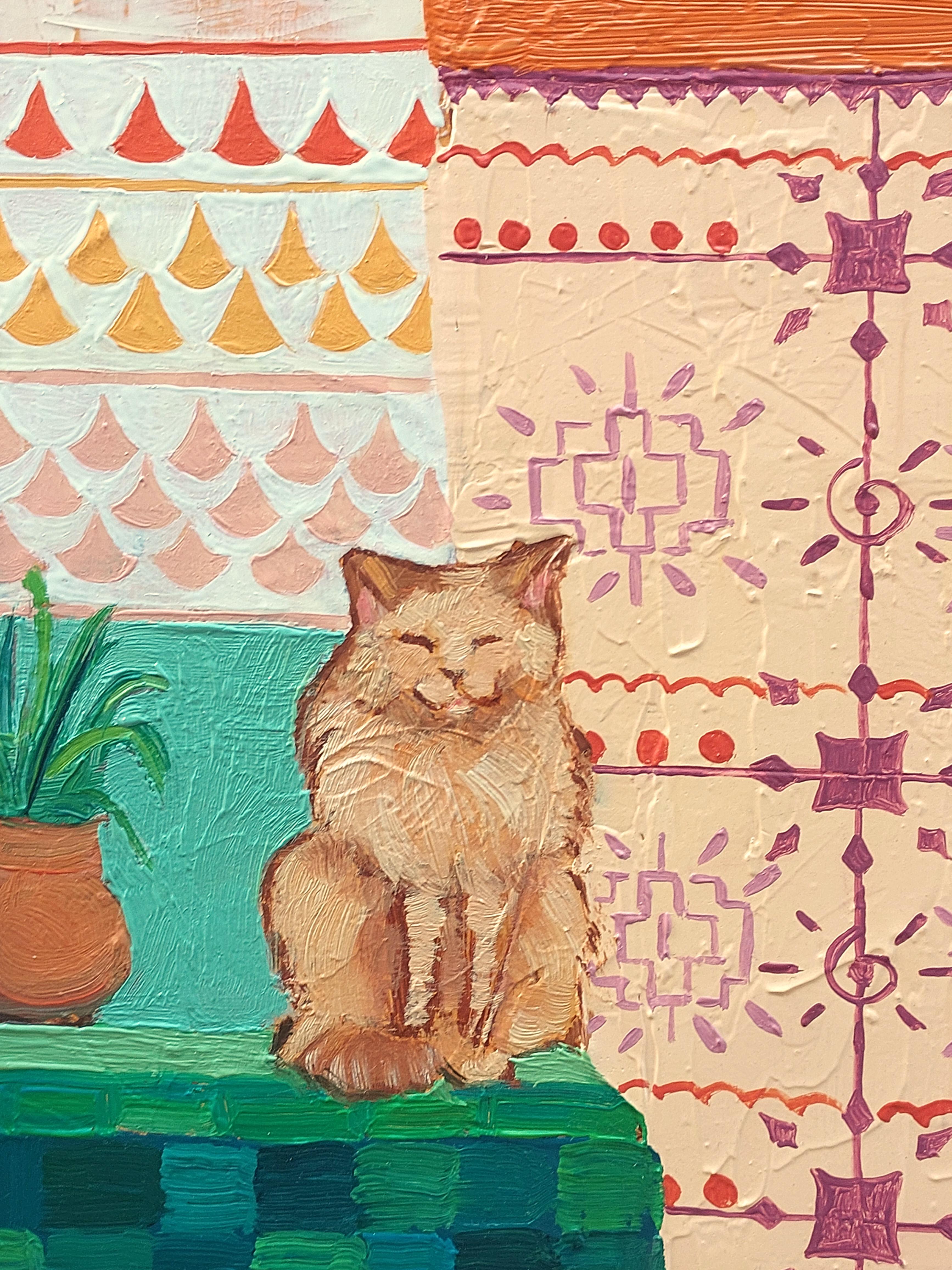 Mosaic dance - Painting by Ksenia Tsyganyuk