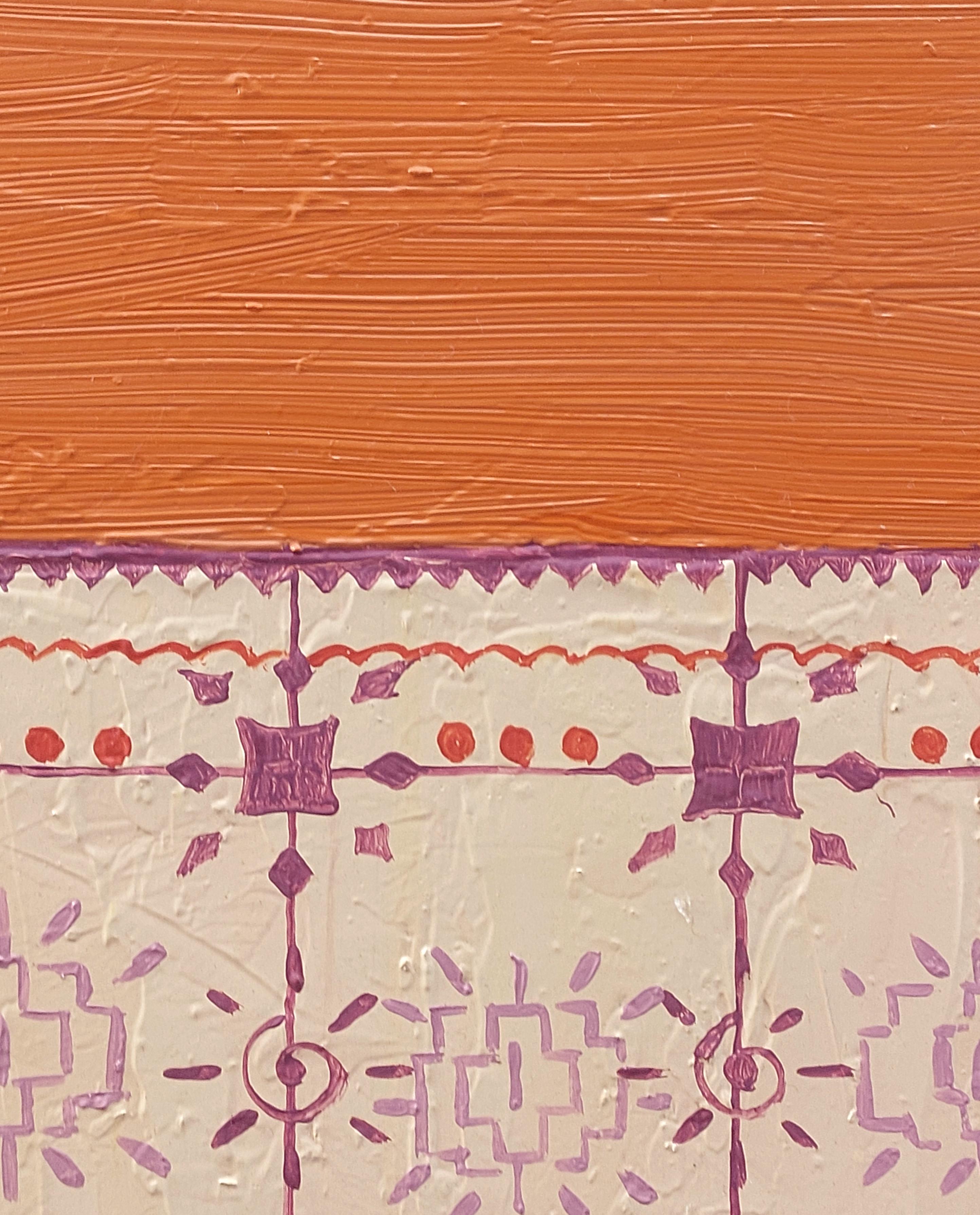 Mosaic dance - Post-Impressionist Painting by Ksenia Tsyganyuk