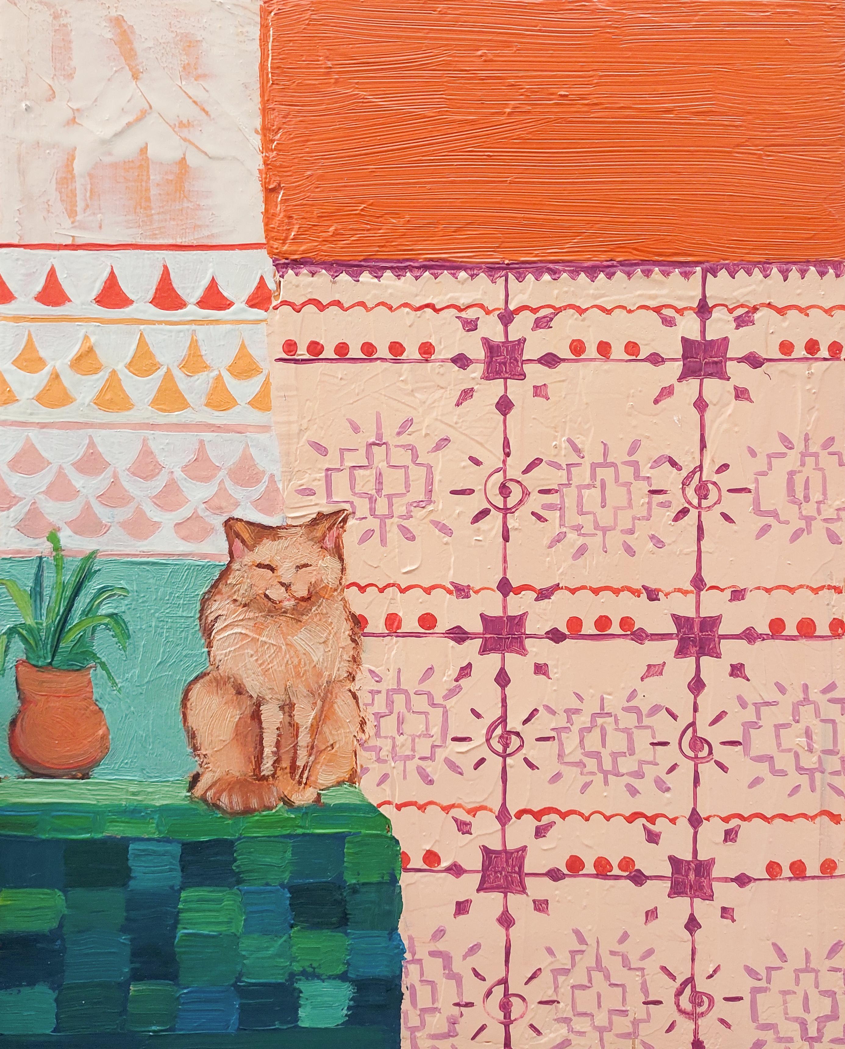 Ksenia Tsyganyuk Landscape Painting - Mosaic dance