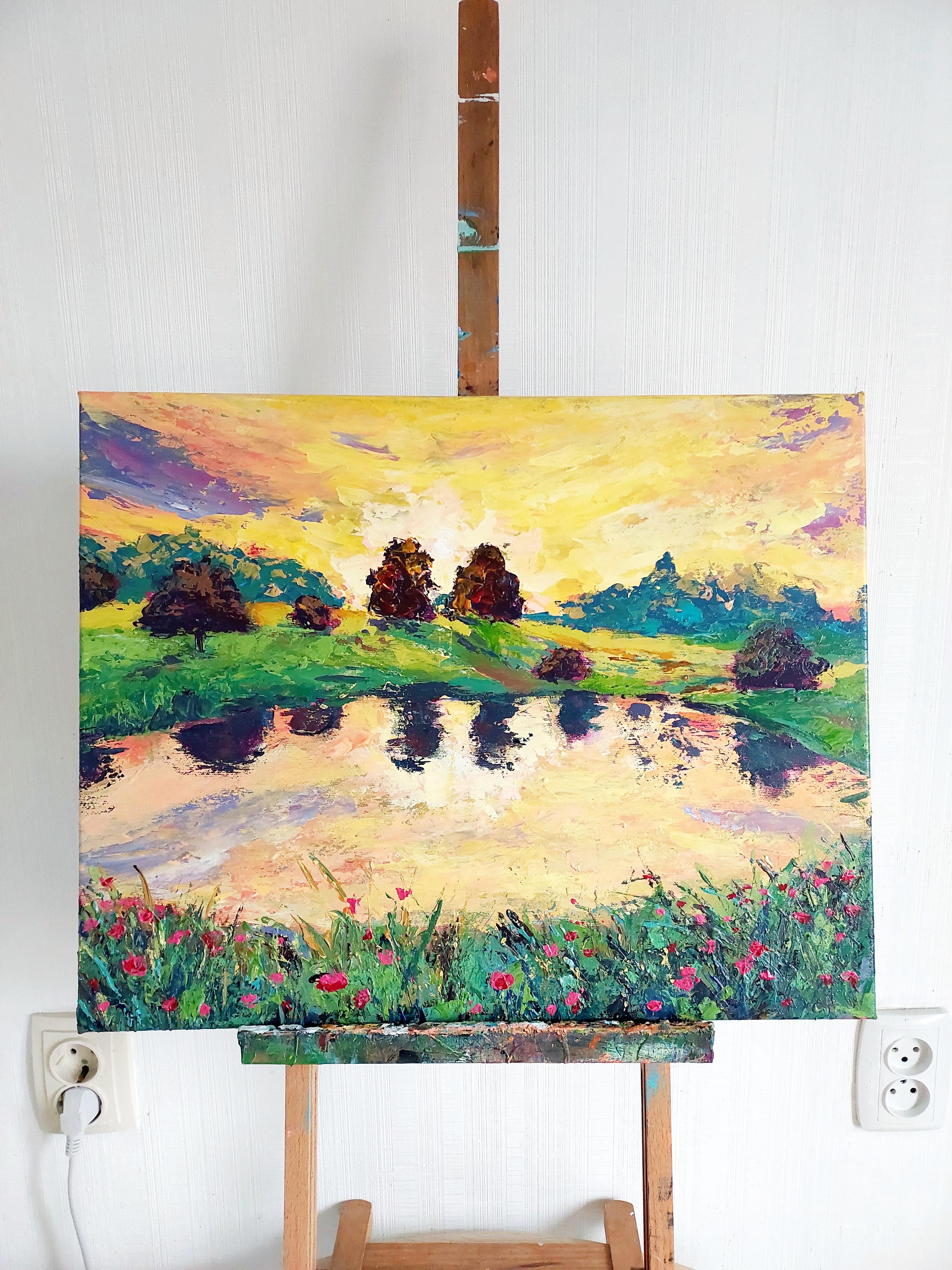 La paix - Painting de Ksenia Tsyganyuk