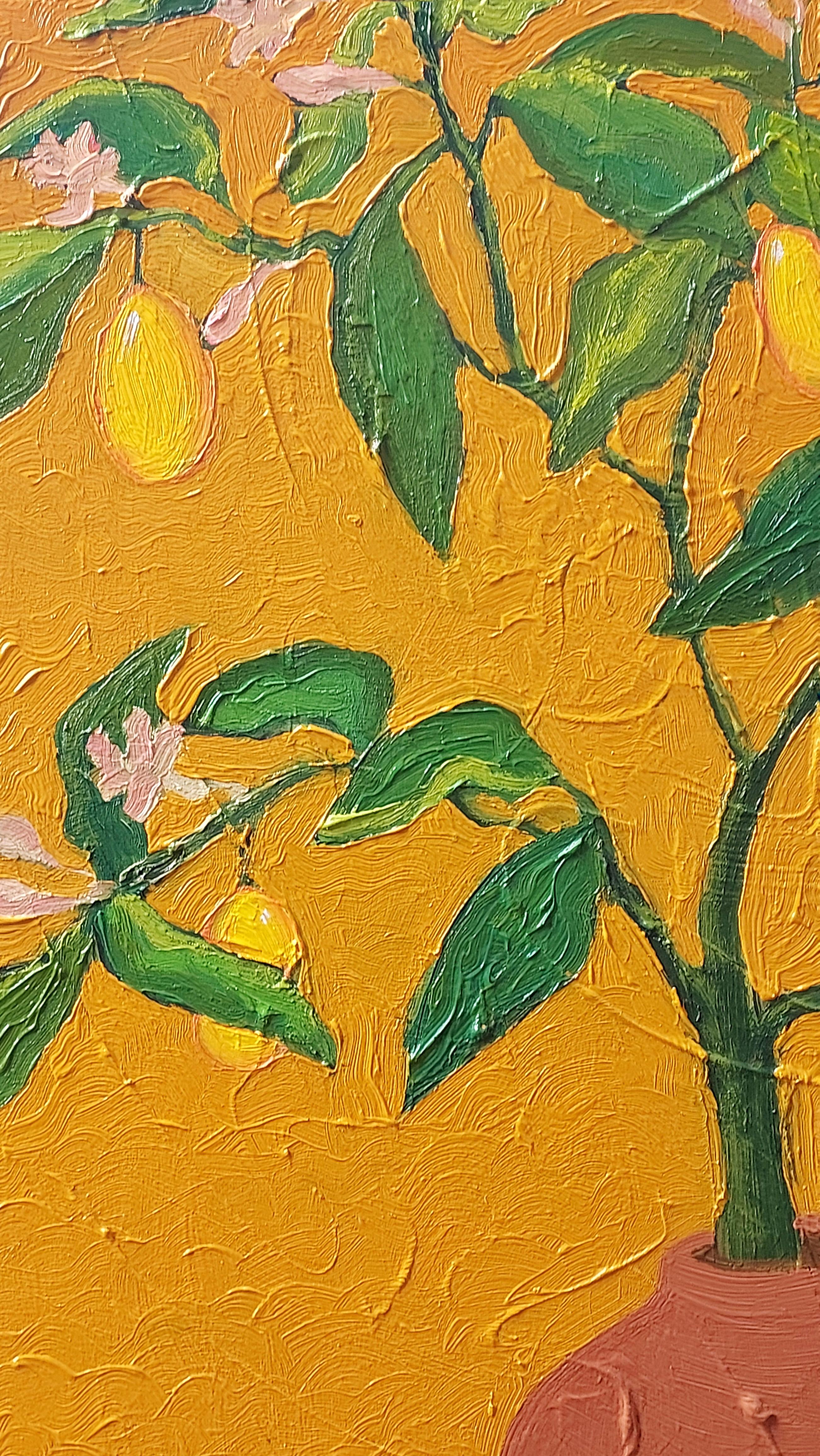 Reifung (Orange), Still-Life Painting, von Ksenia Tsyganyuk