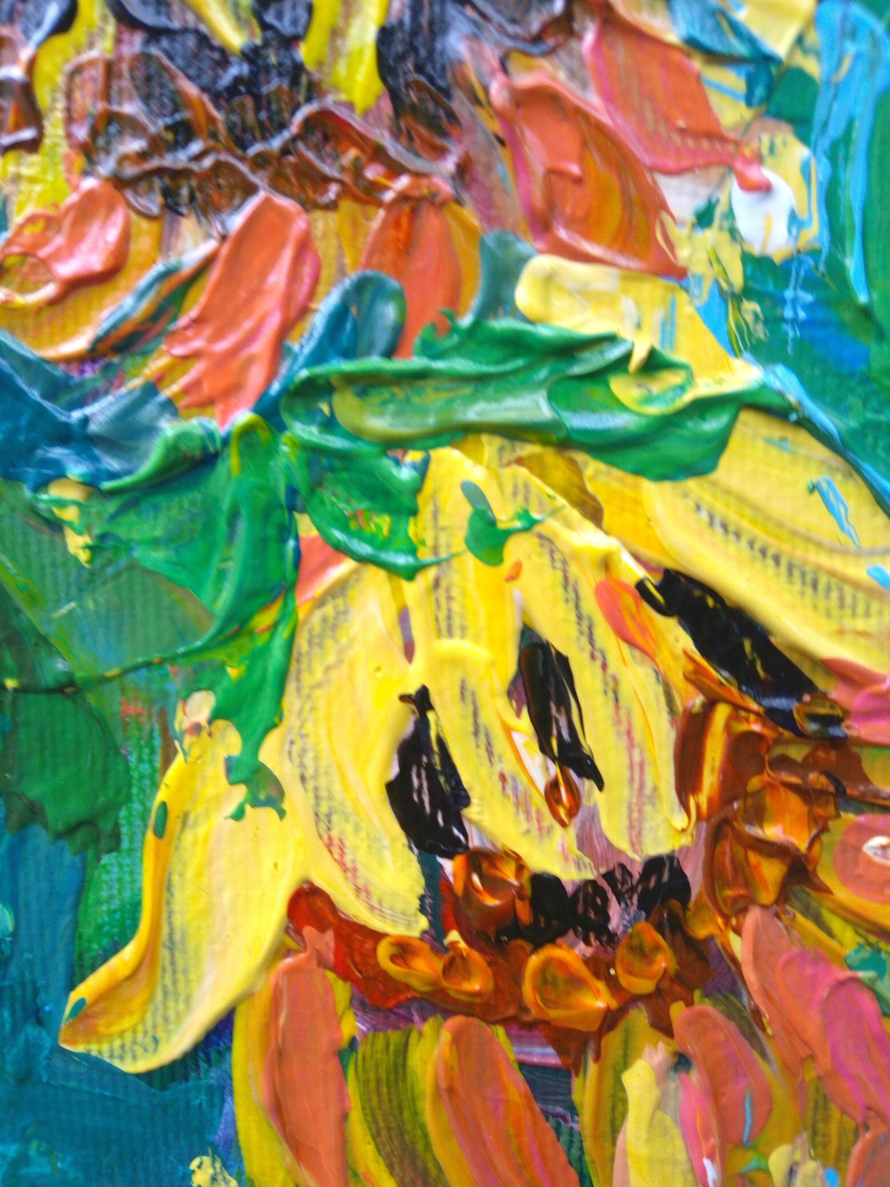 Energía solar - Still-Life Painting Beige de Ksenia Tsyganyuk