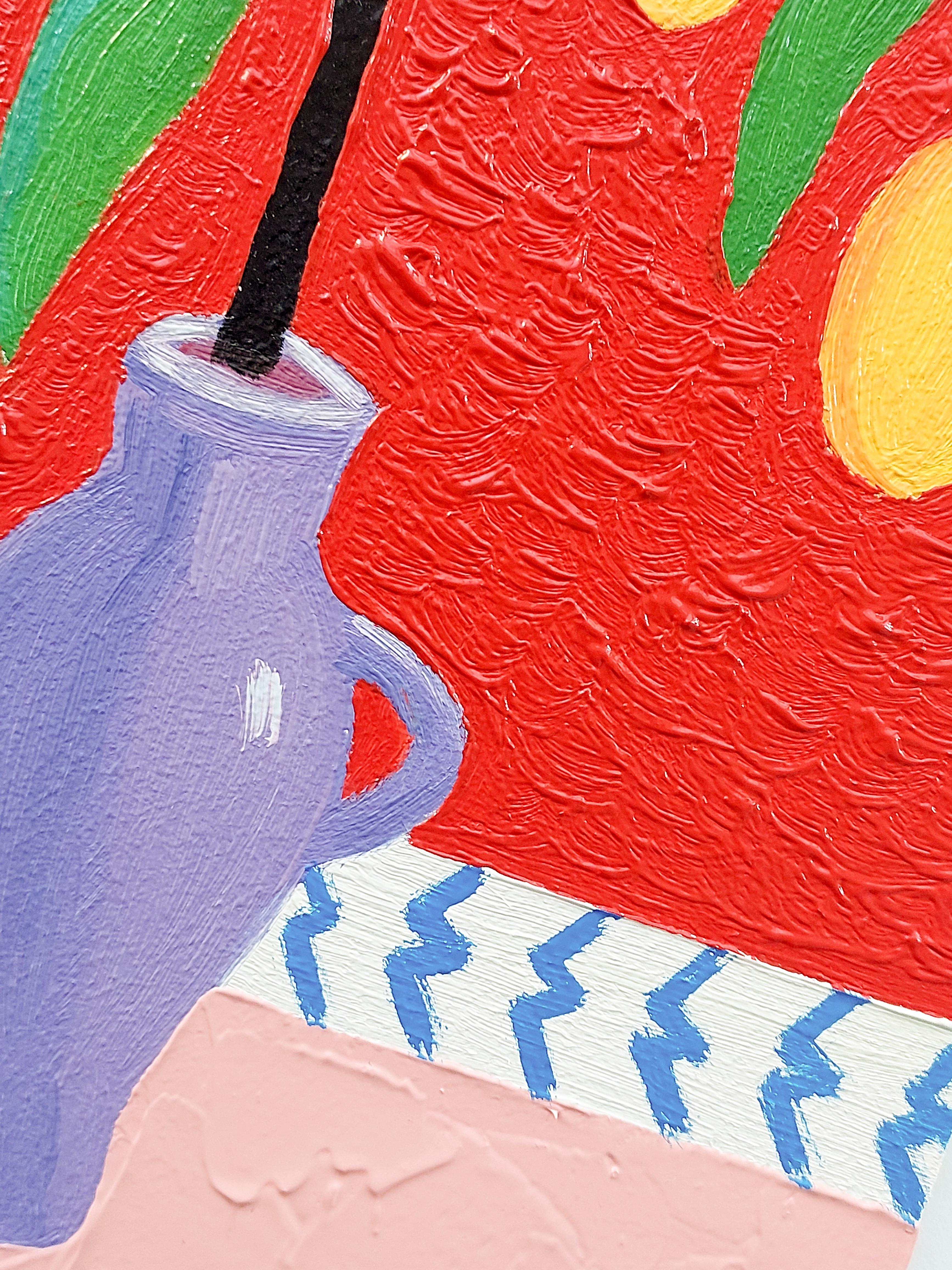 Sweet and sour (Orange), Still-Life Painting, von Ksenia Tsyganyuk