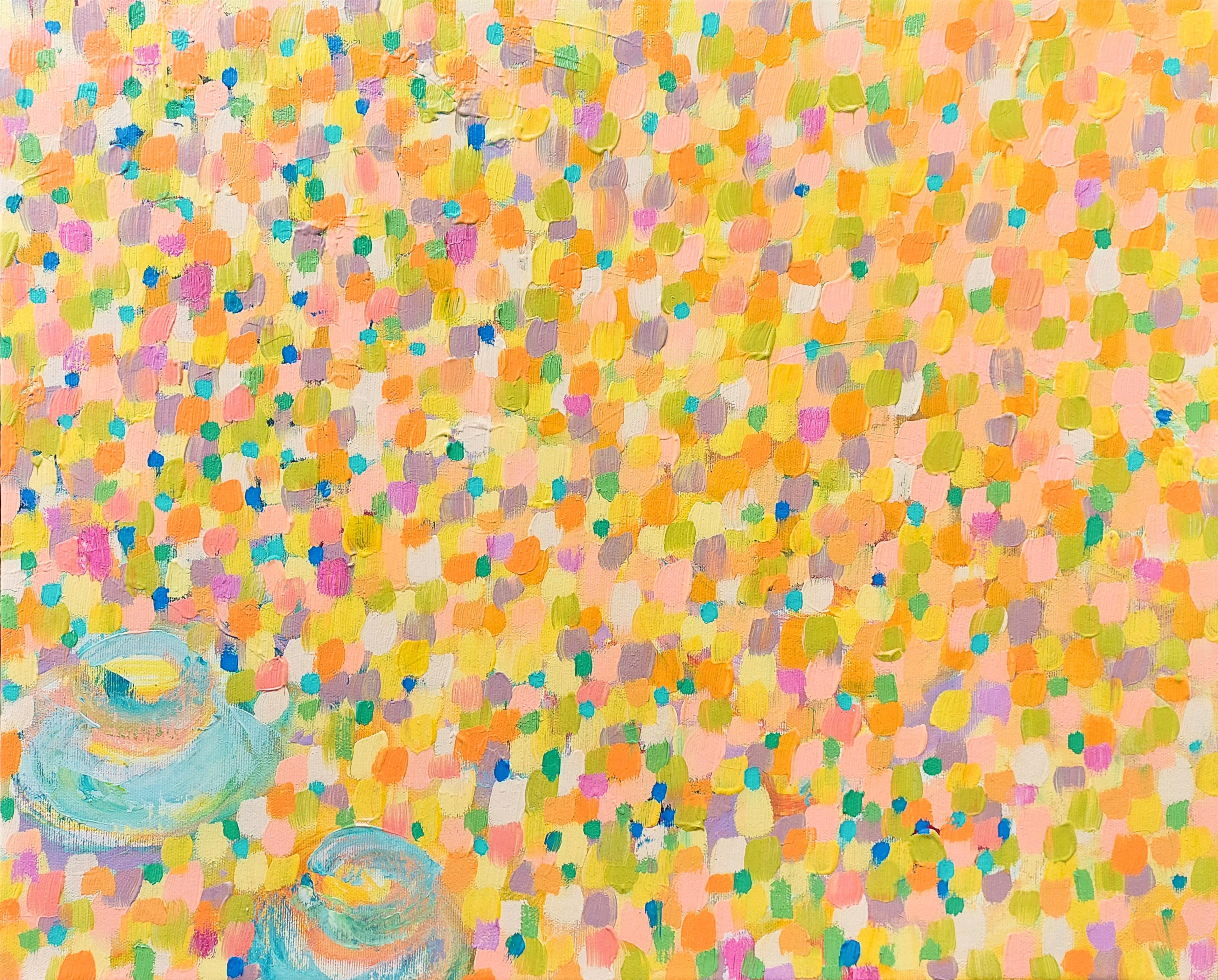 This abstract composition is part of a series 