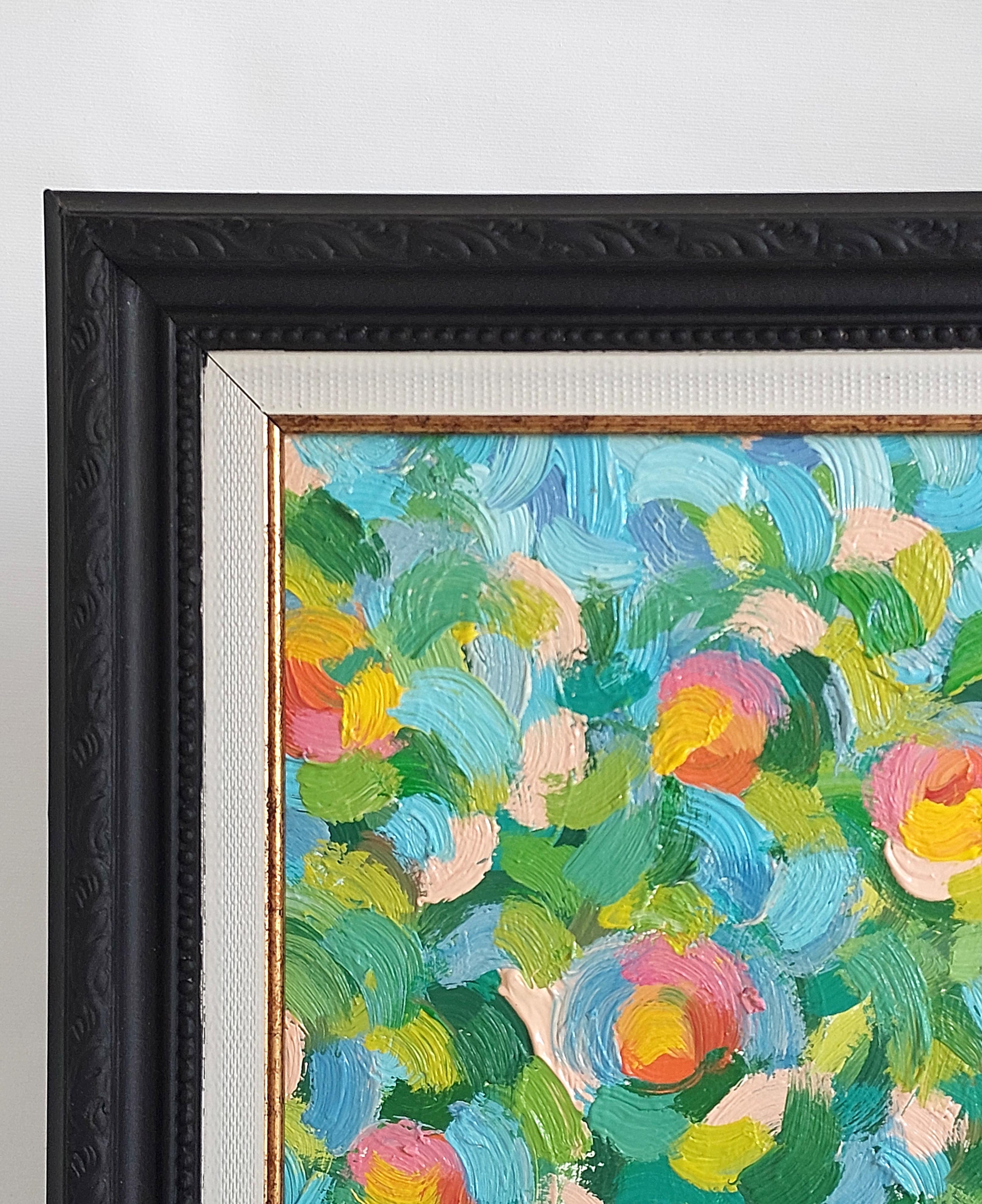 Die heiße Sonne von Marrakech – Painting von Ksenia Tsyganyuk