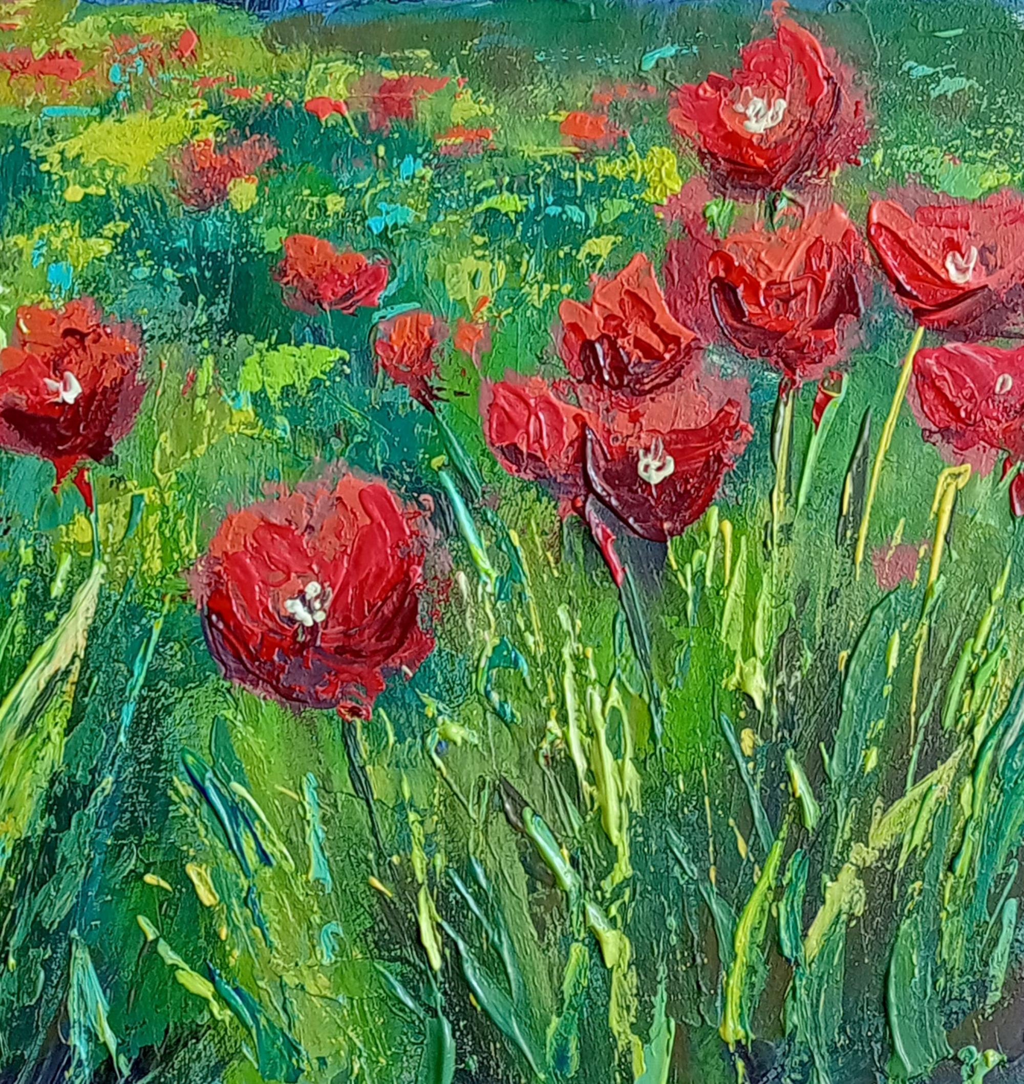 We will remember - Post-Impressionist Painting by Ksenia Tsyganyuk
