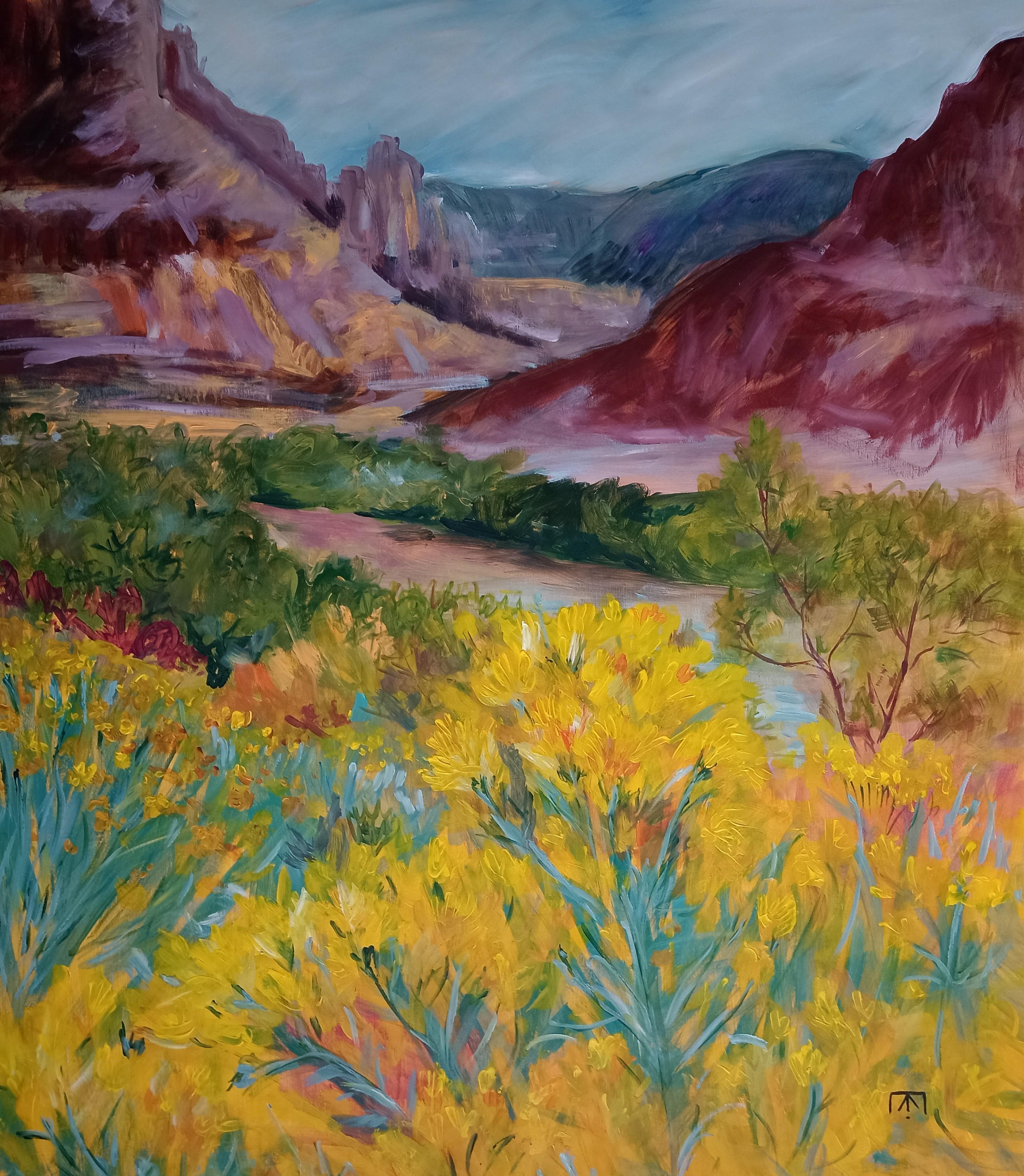 Kseniia Ivanova Landscape Painting - Embodiment