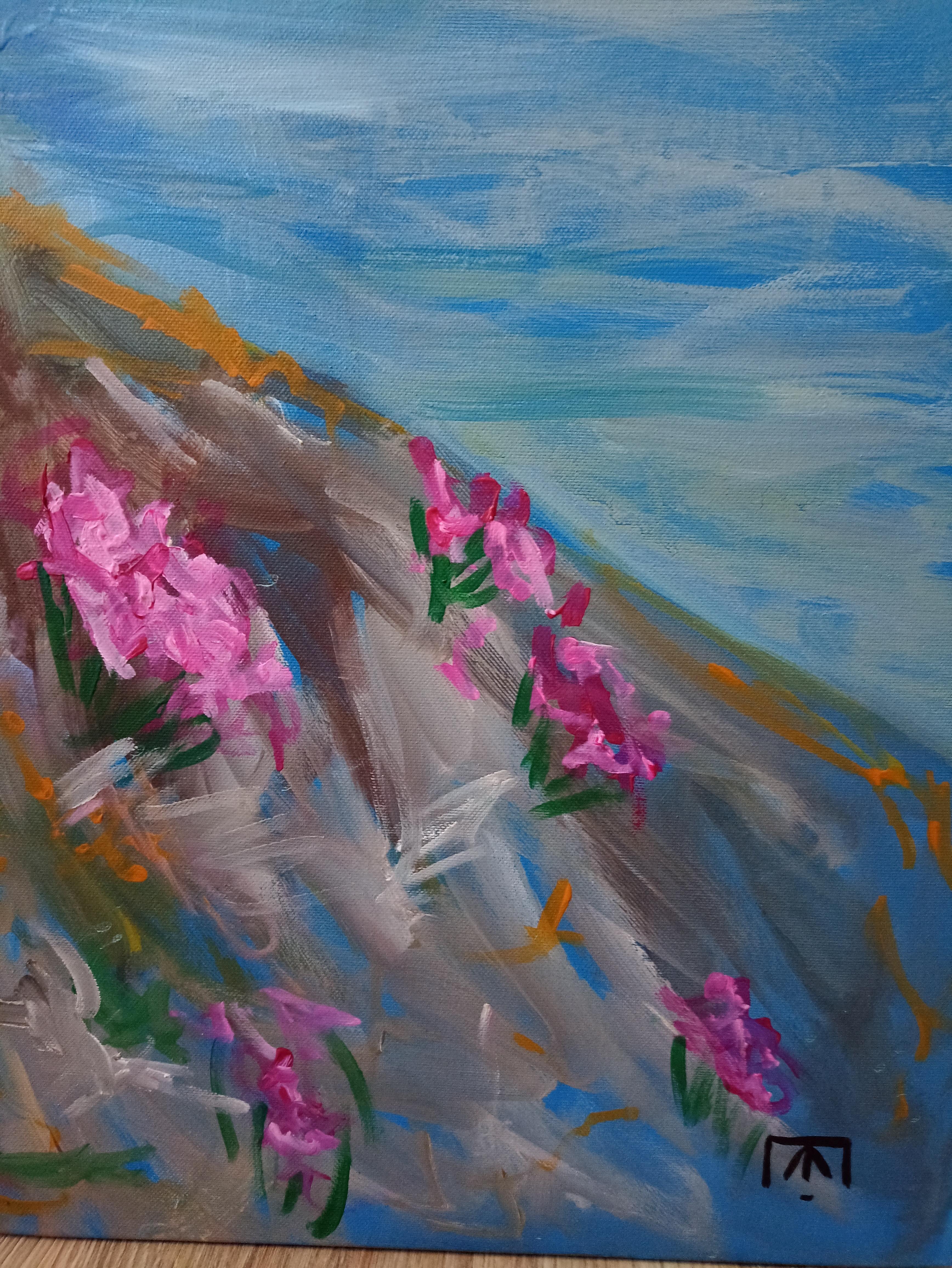 Riunione degli elementi - Painting di Kseniia Ivanova