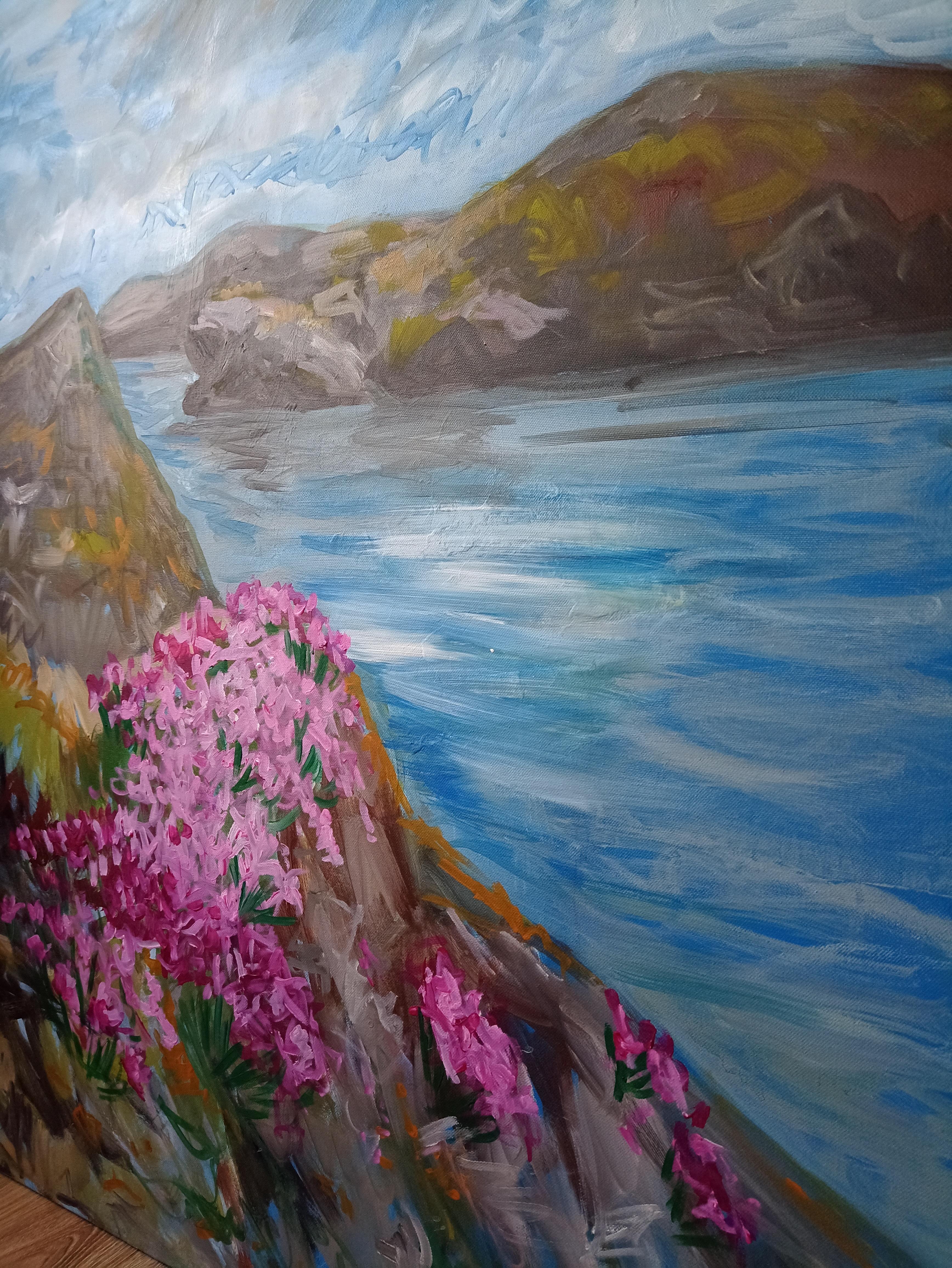 Riunione degli elementi - Painting Impressionismo di Kseniia Ivanova