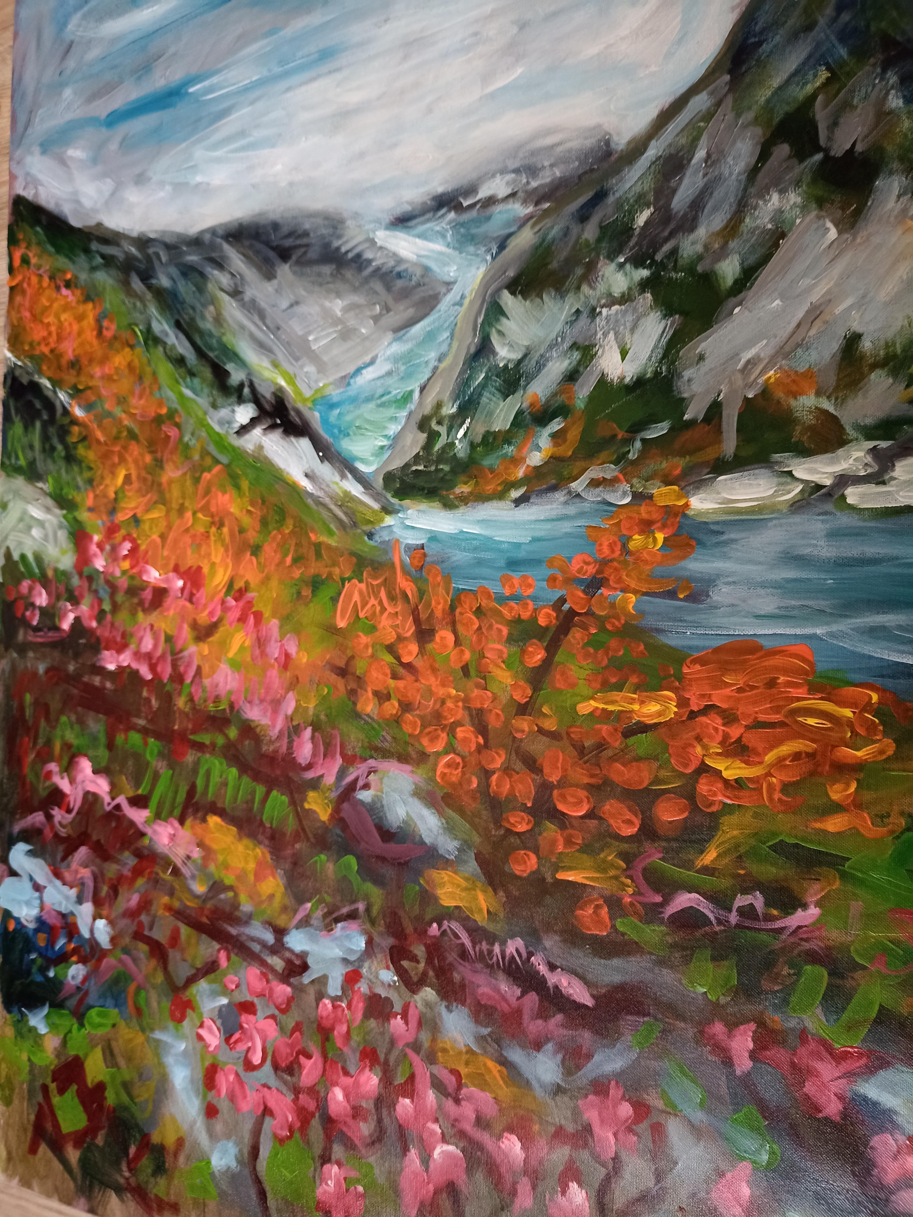 Landscape Painting de Kseniia Ivanova - Sapere aude
