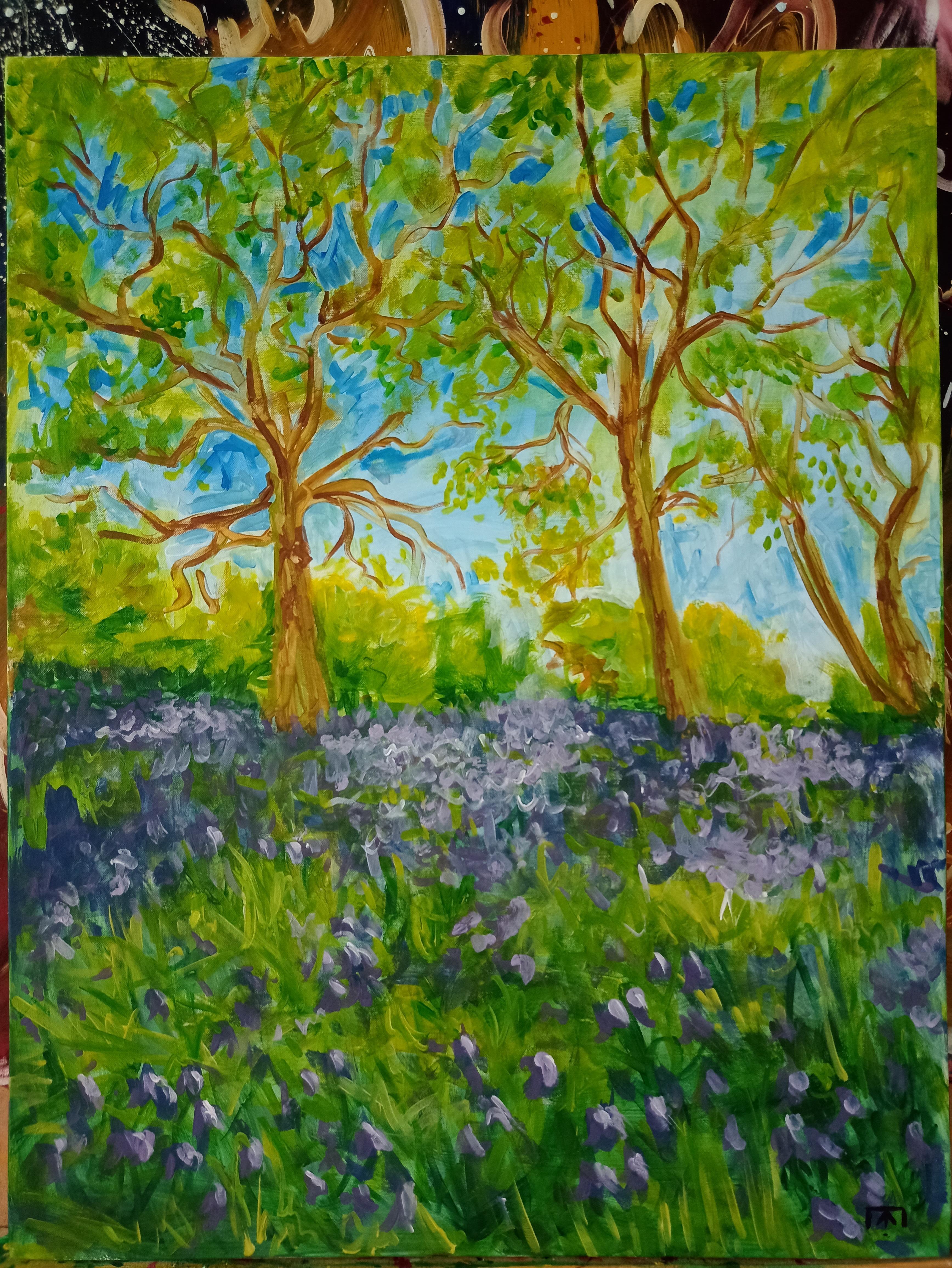 Espacio Primavera - Painting de Kseniia Ivanova