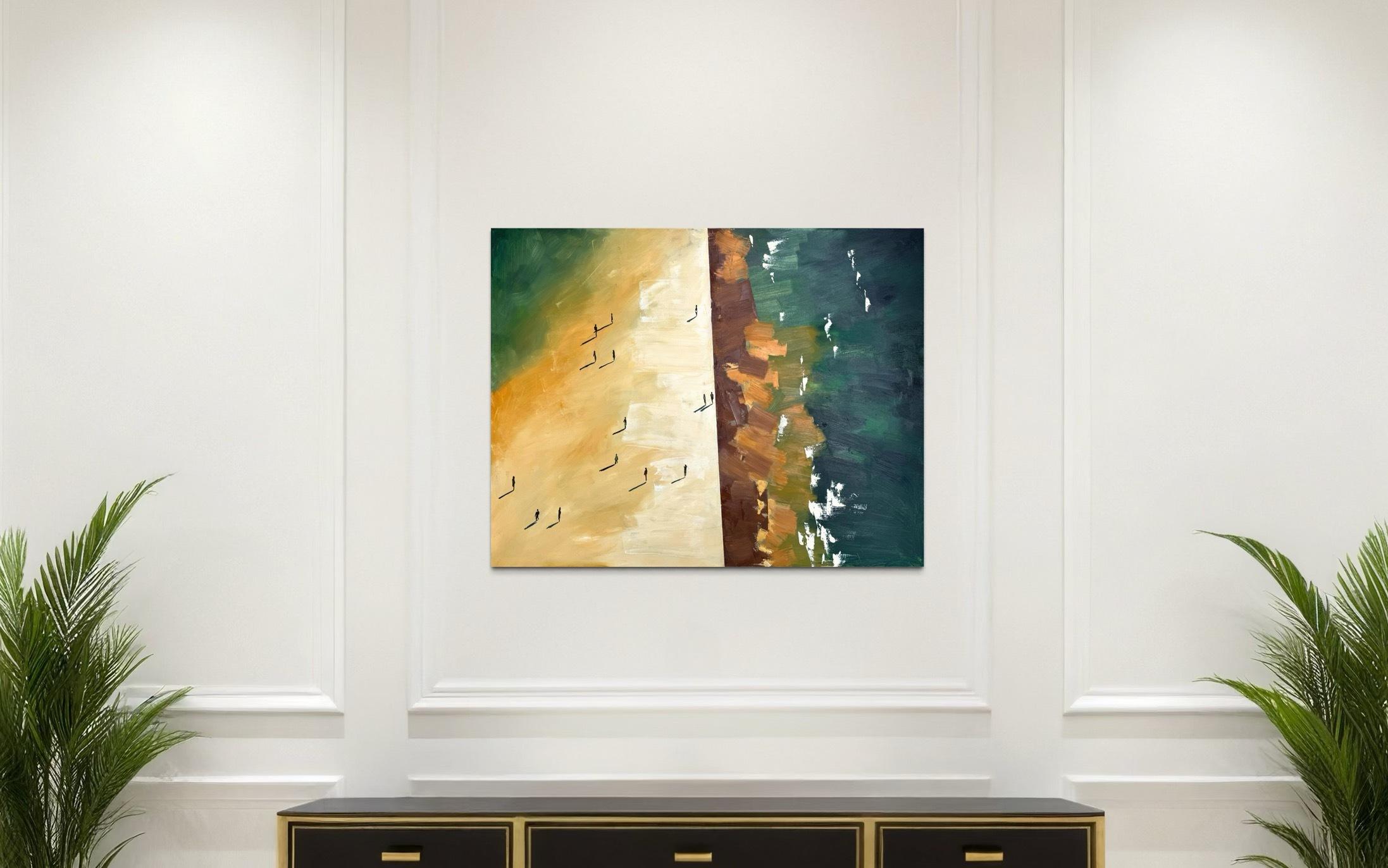 Vogelperspektive um 10.18 Uhr (Abstrakter Expressionismus), Painting, von Kseniya Rai