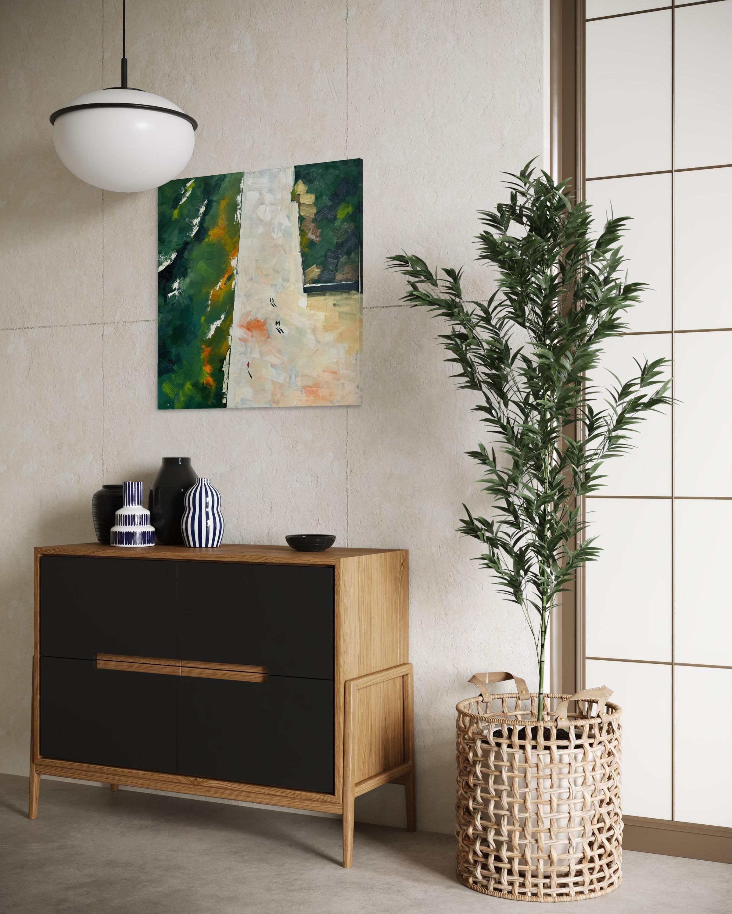 Vogelperspektive um 18.17 Uhr – Painting von Kseniya Rai