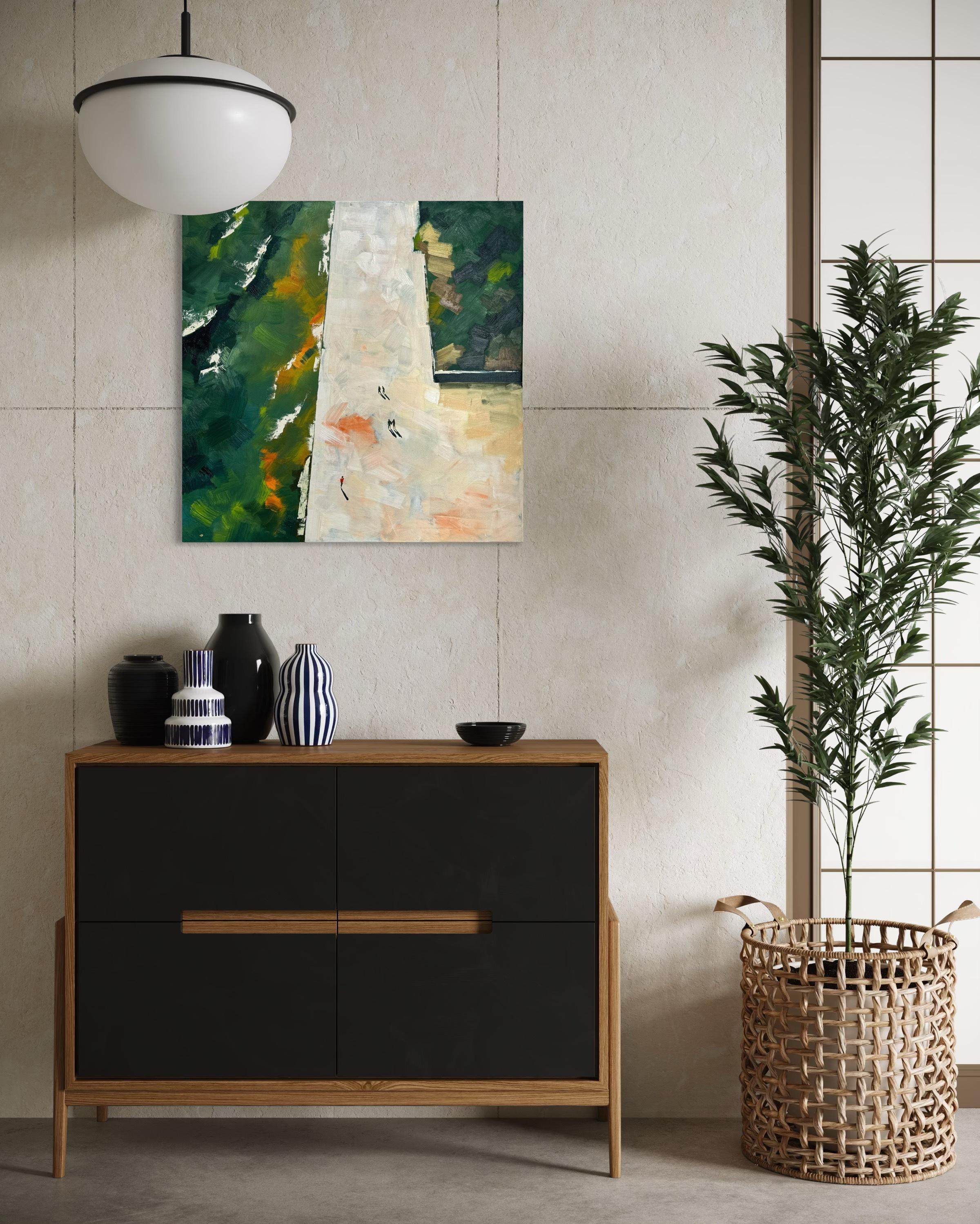 Vogelperspektive um 18.17 Uhr (Abstrakter Expressionismus), Painting, von Kseniya Rai