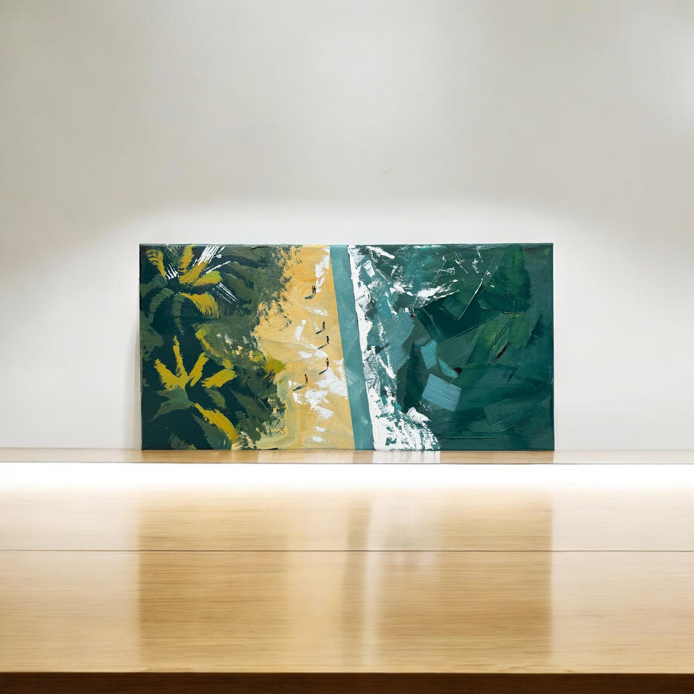 Vue aérienne à 7h23 - Painting de Kseniya Rai