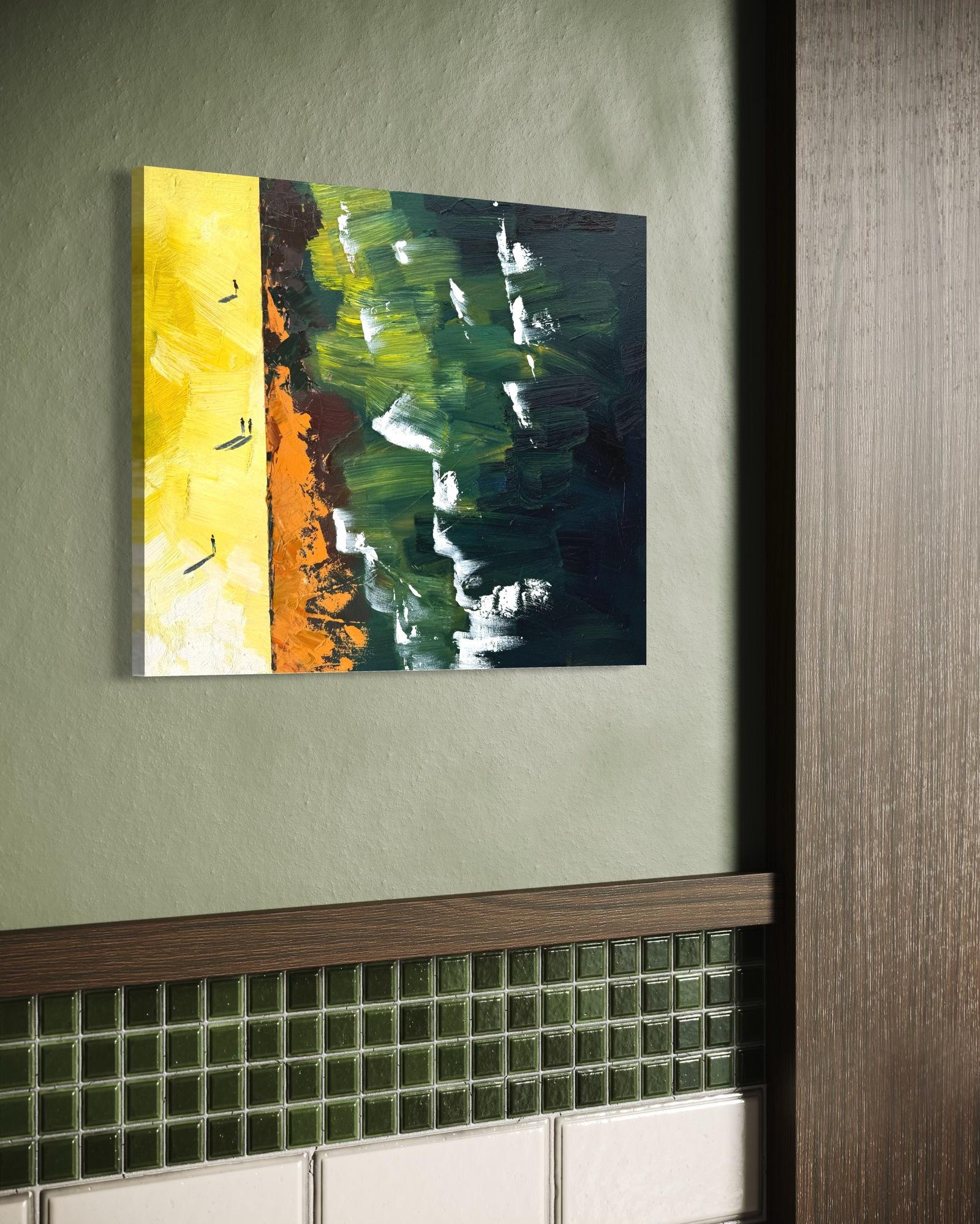 Vue à vol d'oiseau à 7h42 - Painting de Kseniya Rai