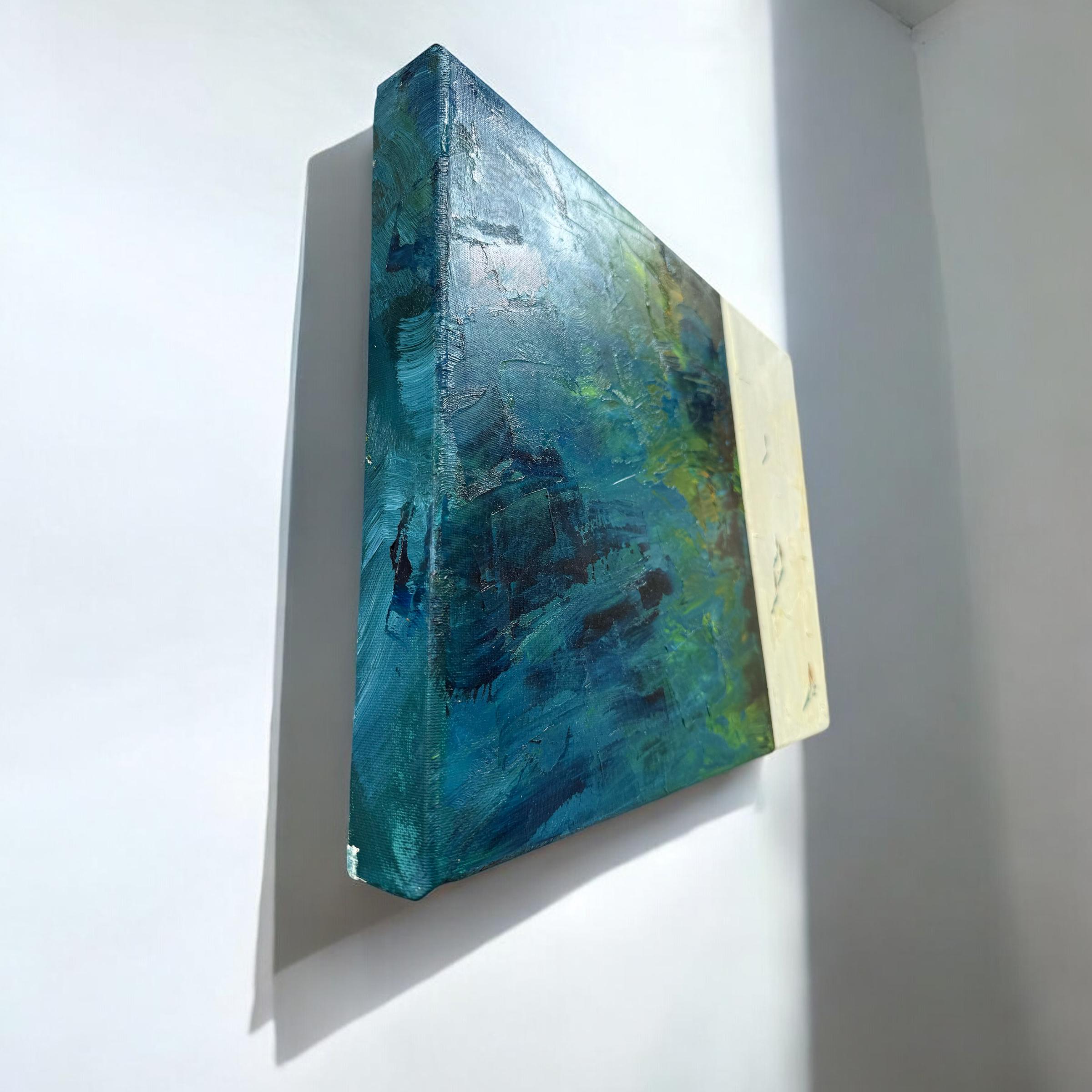 Vista dall'alto alle 7.55 del mattino - Painting Contemporaneo di Kseniya Rai