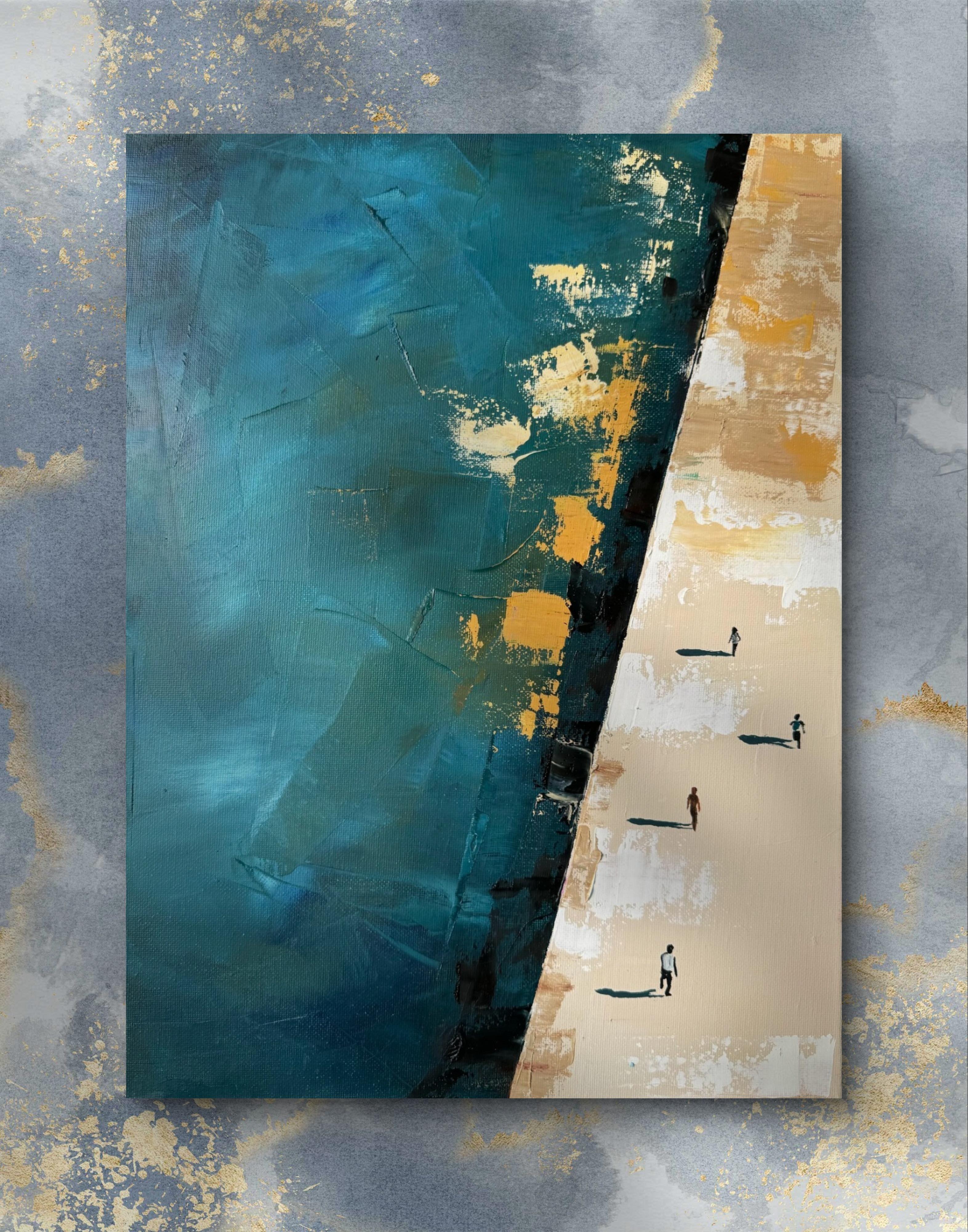 Vue aérienne à 8h55 - Painting de Kseniya Rai