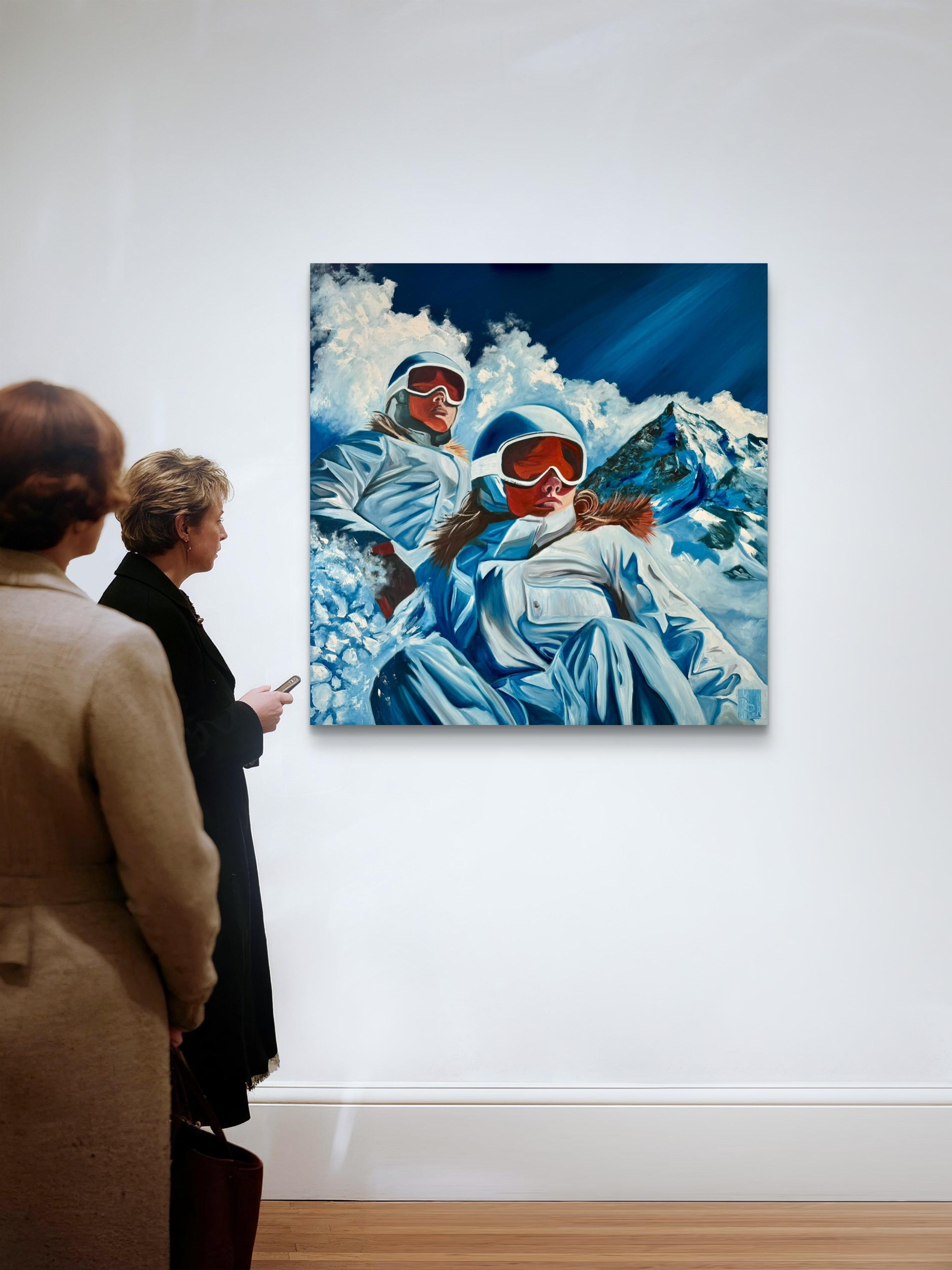 Blau VR 782 (Abstrakter Expressionismus), Painting, von Kseniya Rai