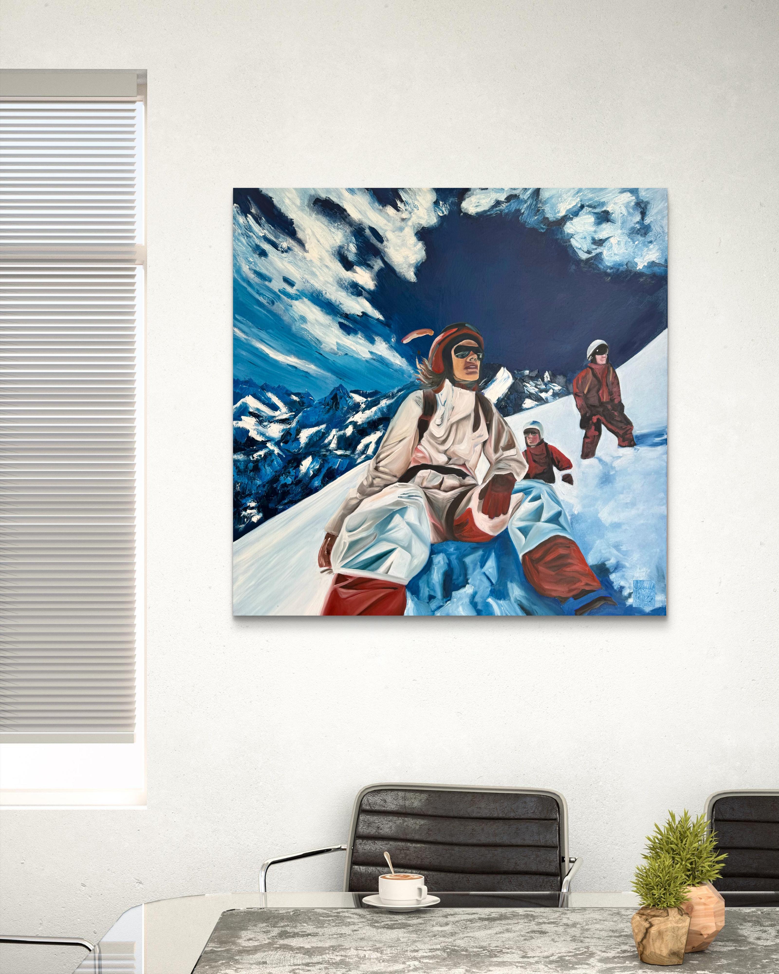 Blau VR783 – Painting von Kseniya Rai