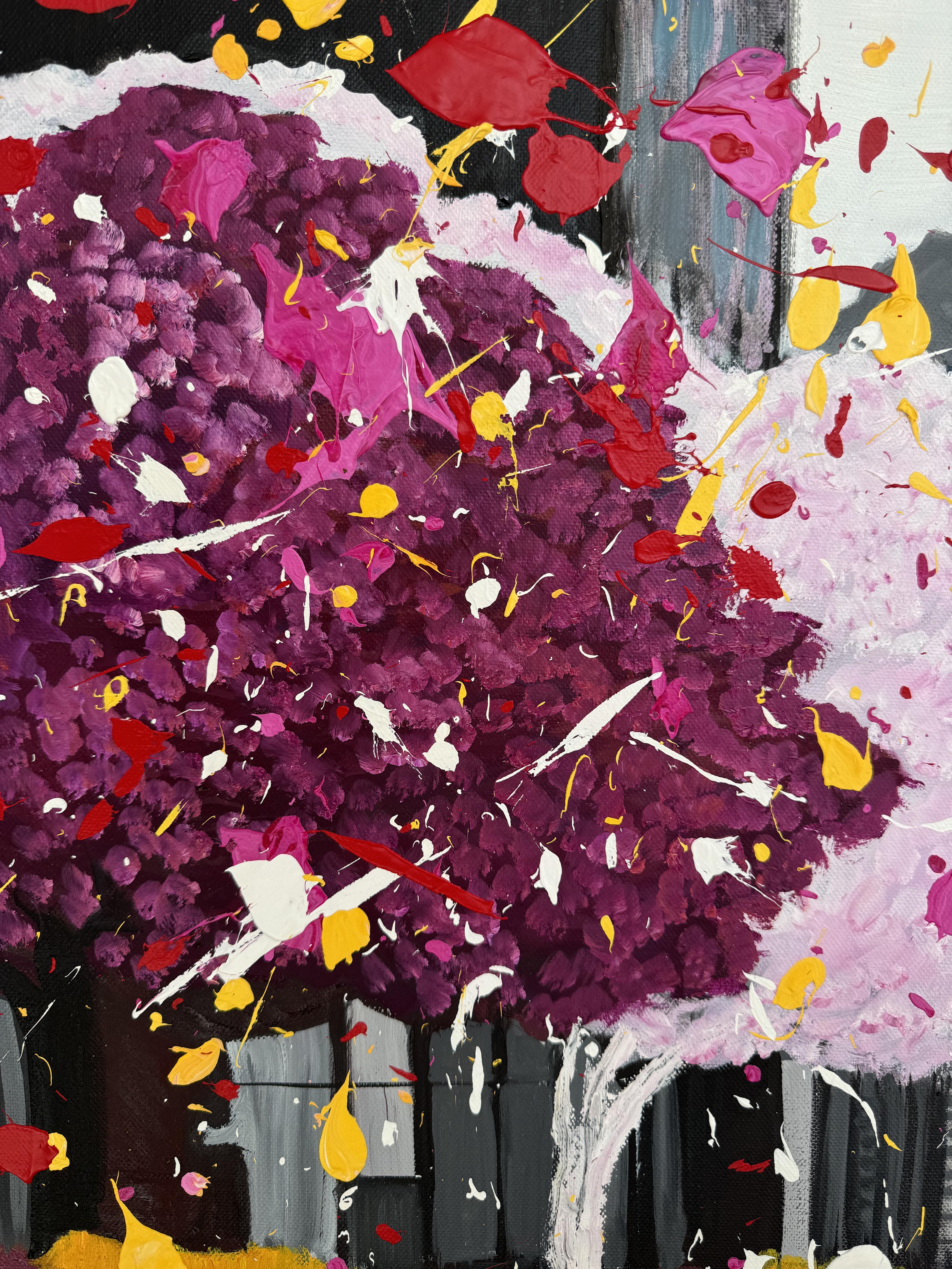 expédié en rouleau 
Cette œuvre a été exposée à l'Algarve Art Fair 2025.

Les réponses les plus authentiques de l'artiste, ses propres œuvres. On y lit, comme dans un livre ouvert, ses réflexions sur l'art, sur les gens, sur leur vie ; on y voit