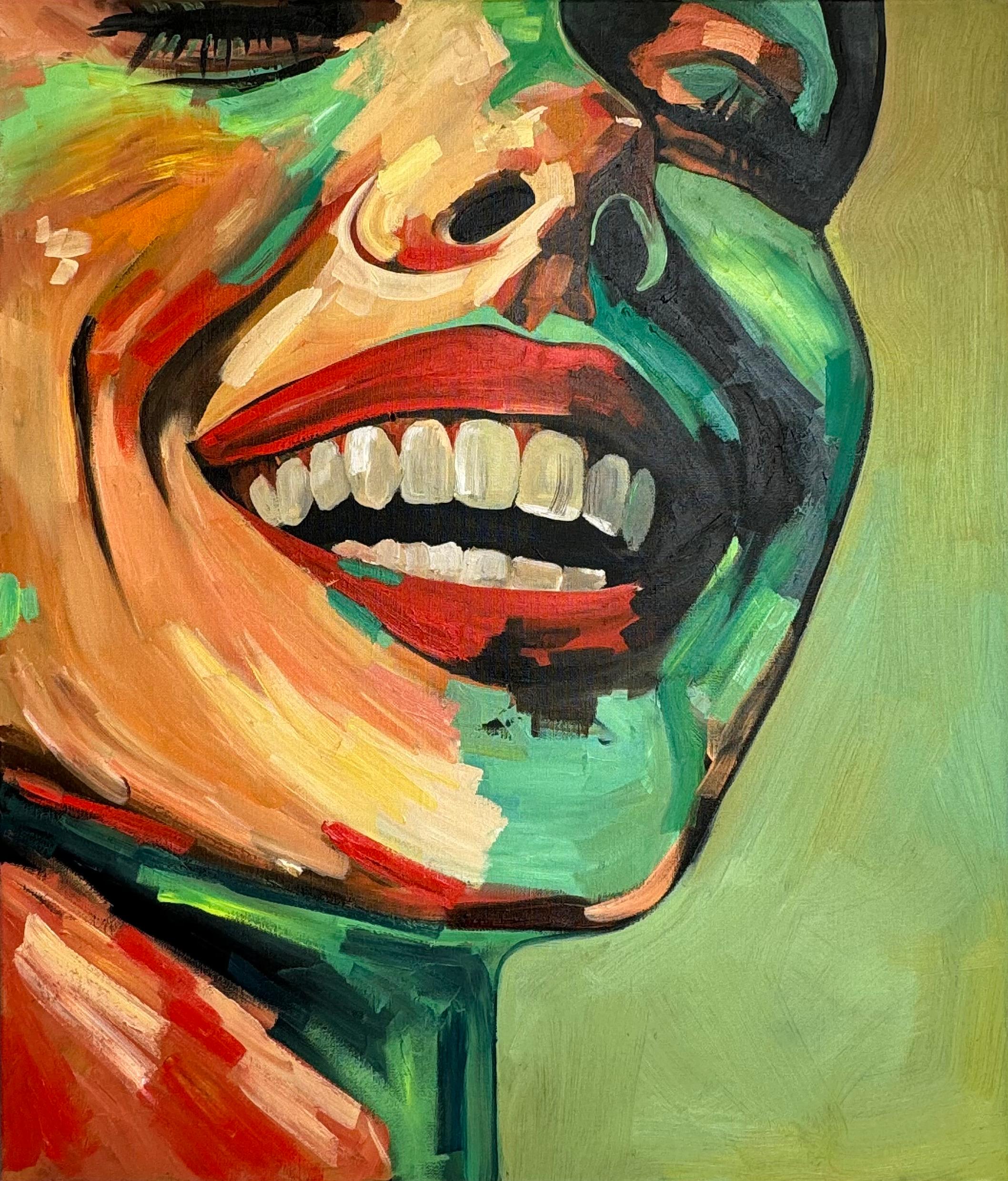 Kseniya Rai Figurative Painting - Just Be Happy