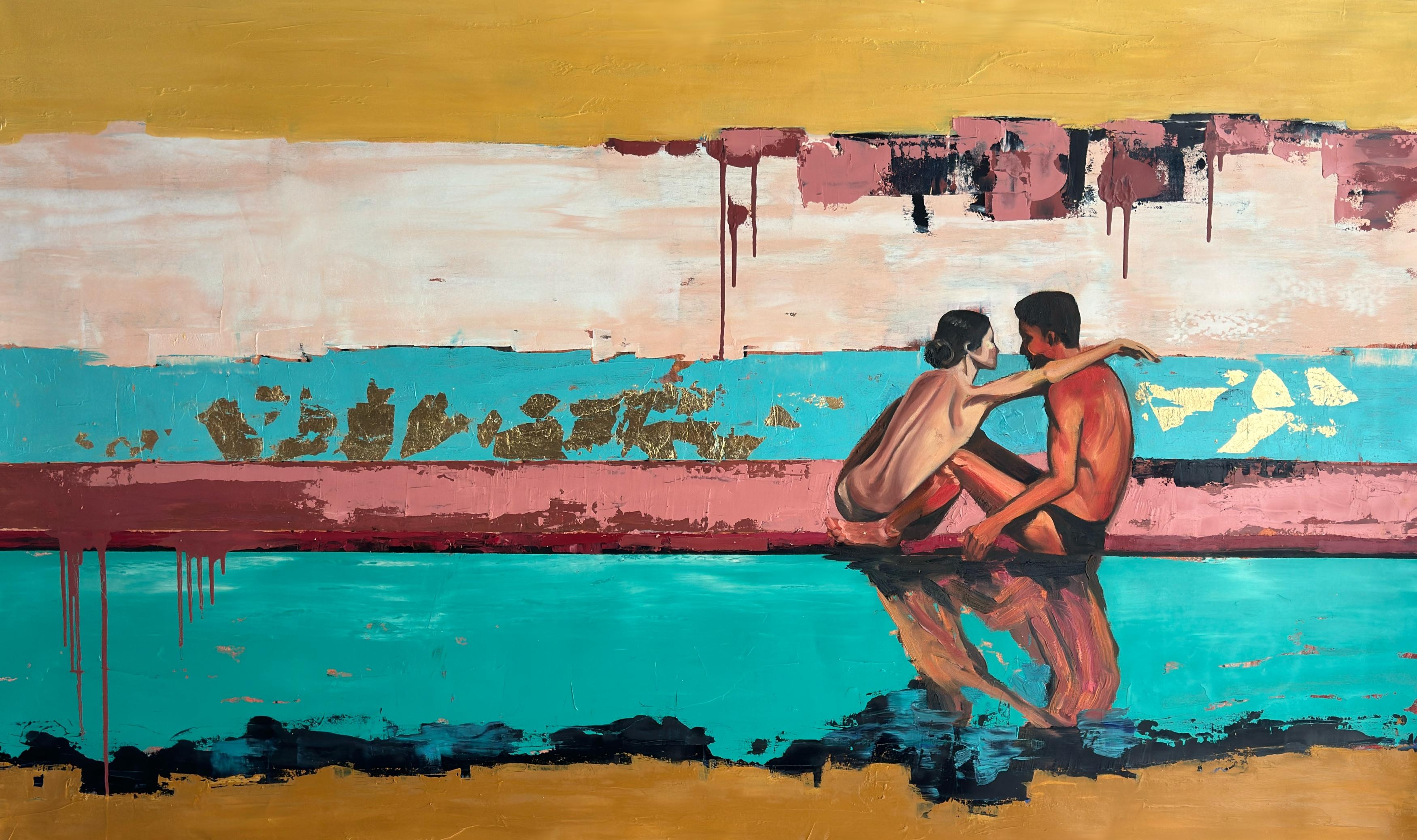 Landscape Painting di Kseniya Rai - Let this moment stay