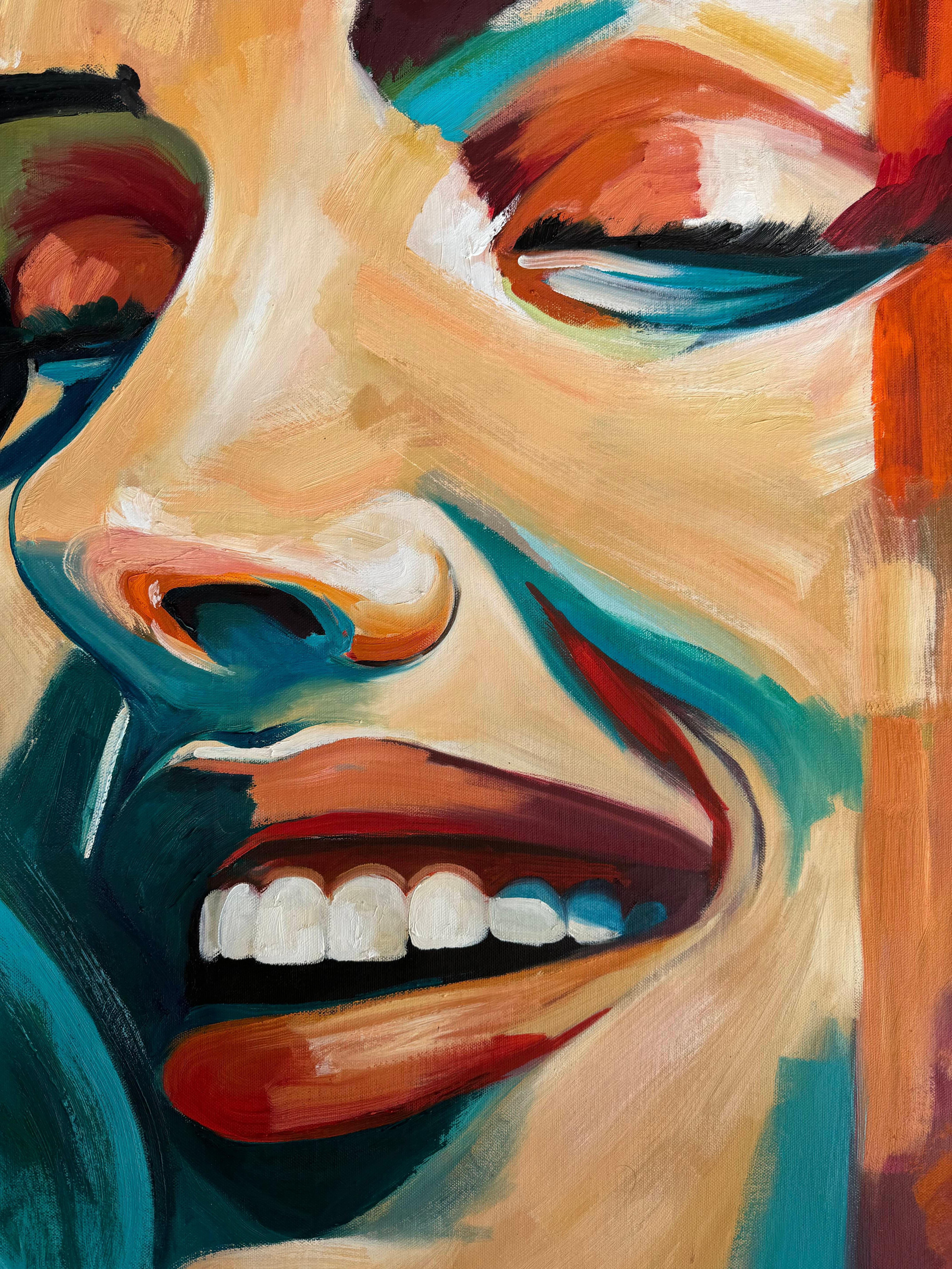 Lasst uns wirklich glücklich sein (Zeitgenössisch), Painting, von Kseniya Rai