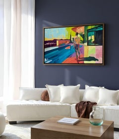 Piscina antes del atardecer