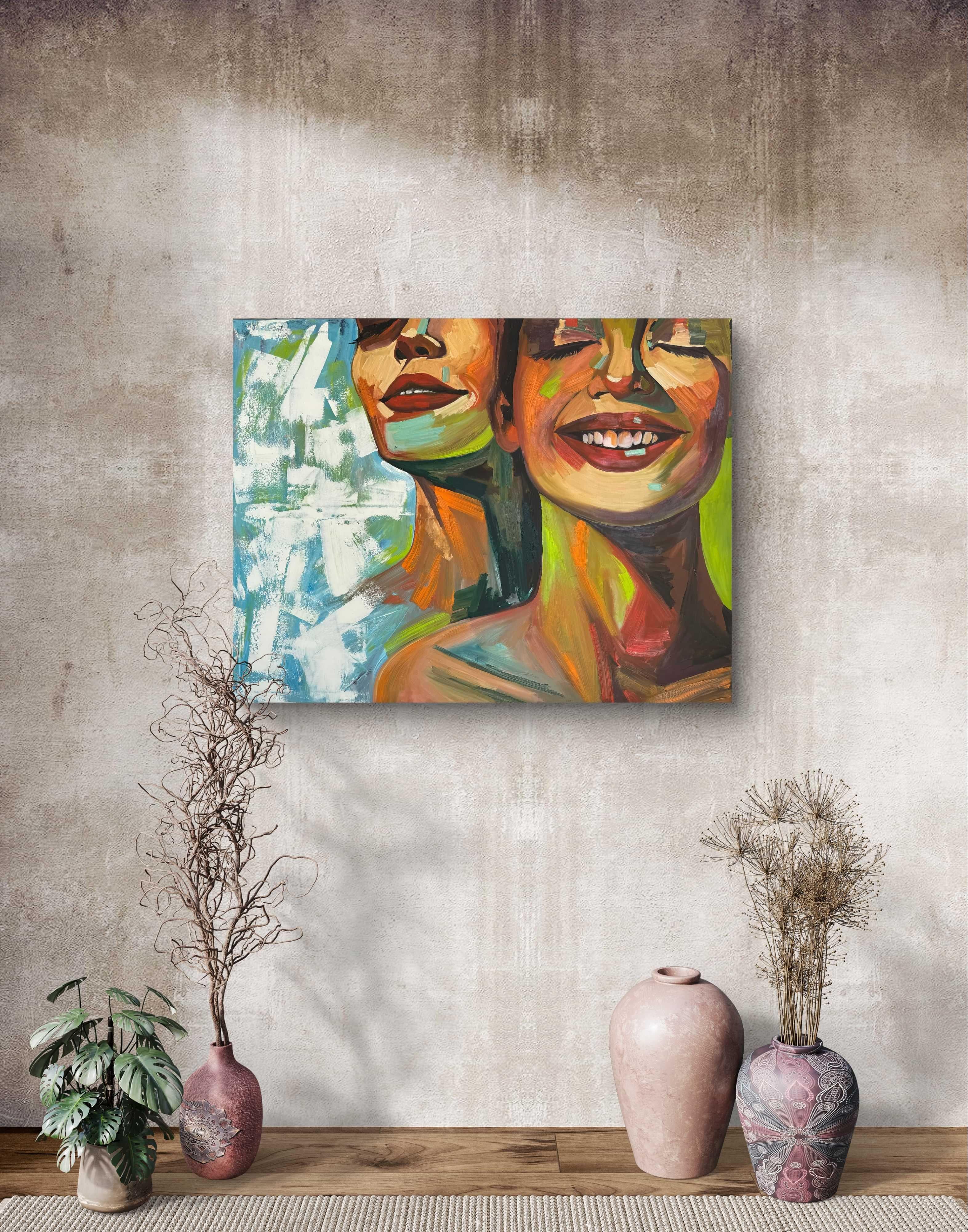 Tu&io per sempre - Painting Espressionismo astratto di Kseniya Rai