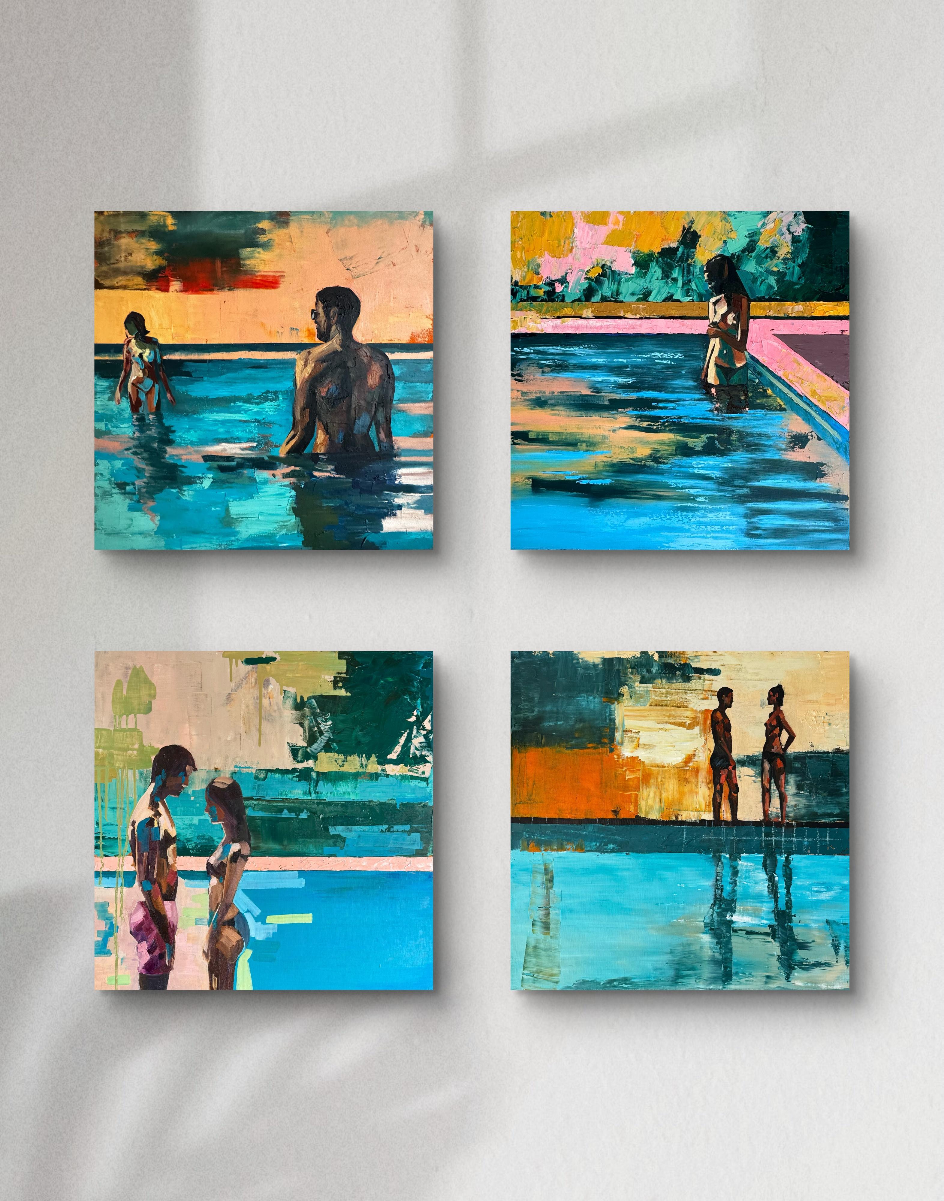 Kseniya Rai Figurative Painting - You&me, Those moments