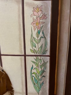 Melodía de Luz - Interior del siglo XXI Pintura de ventana con figura