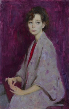 Portrait of Zhenya - 21st Century Contemporary Female Beauty Portrait Painting