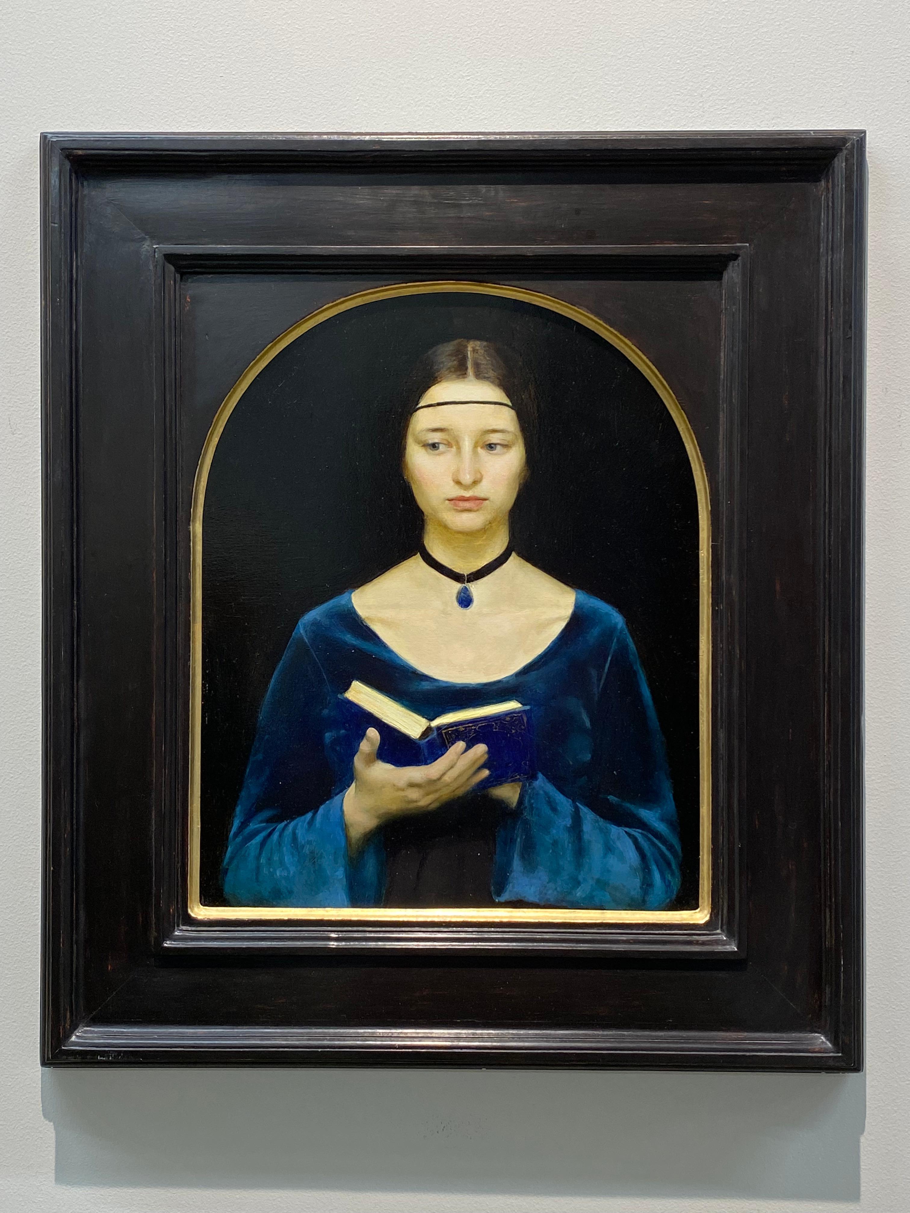 Ksenya IstominaRenaissance Lady
50 x 40 cm
Framed 72 x 62 cm ( Frame is included)
Oil on wooden panel
2020

Ksenya Istomina graduated in 2018 at the 'Imperial Academy of Arts in St Petersburg'. Since her start she is well known all over the world