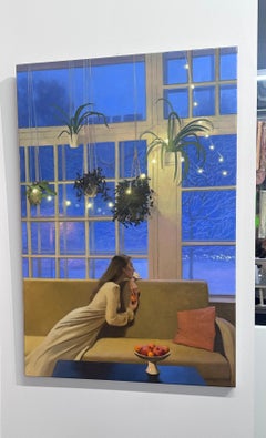 Waiting for a Miracle- 21st century Contemporary Figure painting