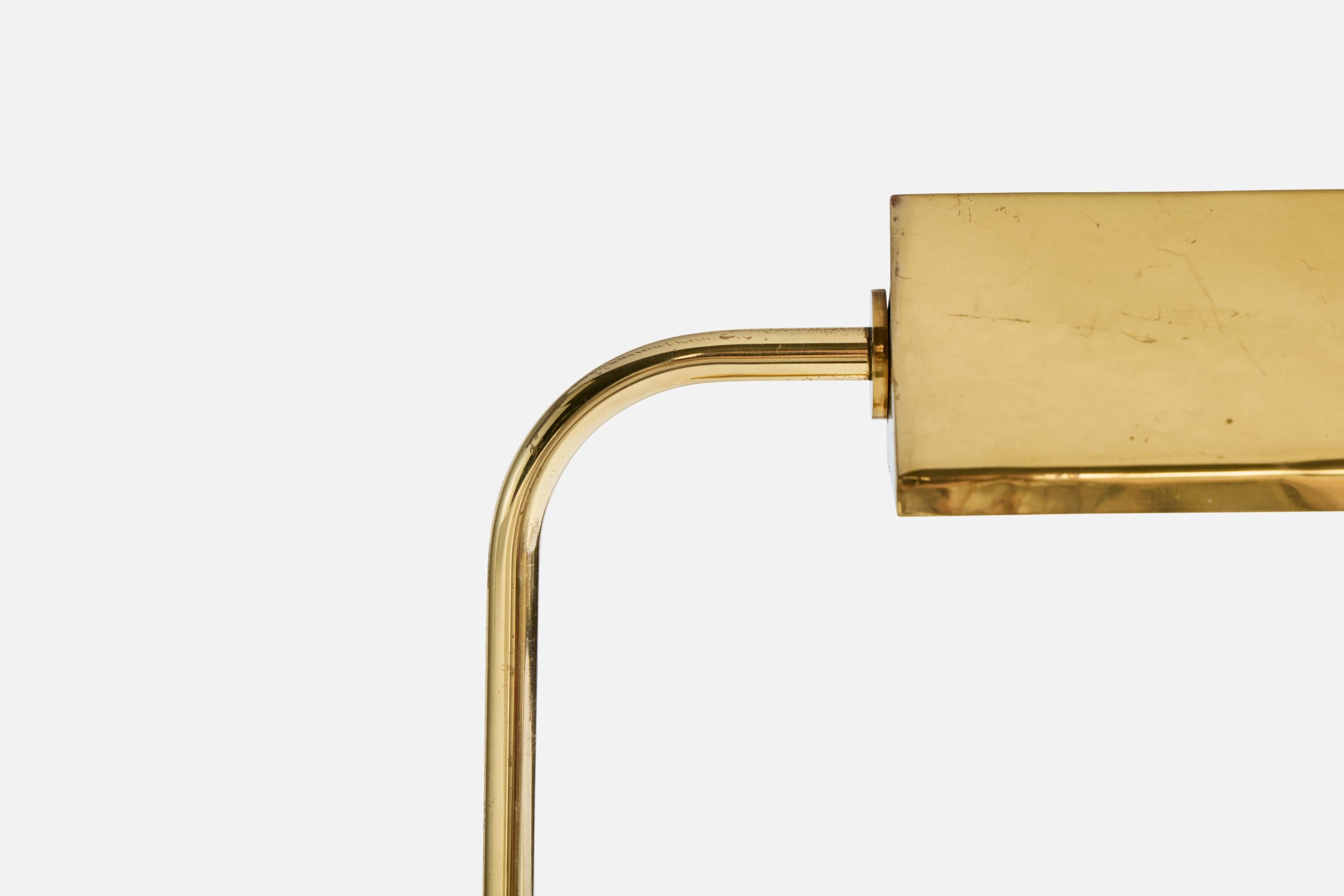 KT Valaisin, Table Lamps, Brass, Finland, 1970s For Sale 1