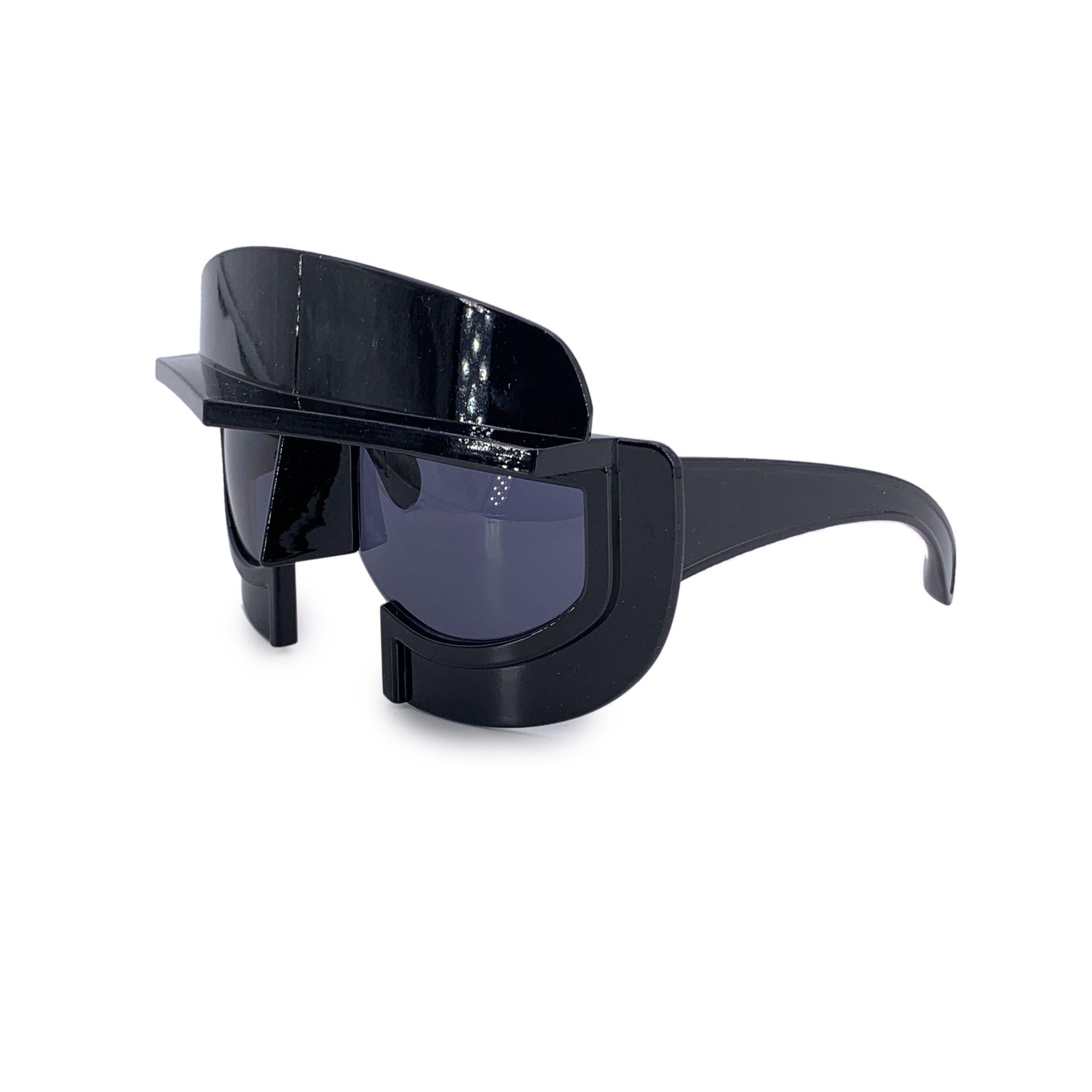 Nero Occhiali da sole KTZ by Linda Farrow Black Mask Shield KTZ/11/1 140 mm in vendita