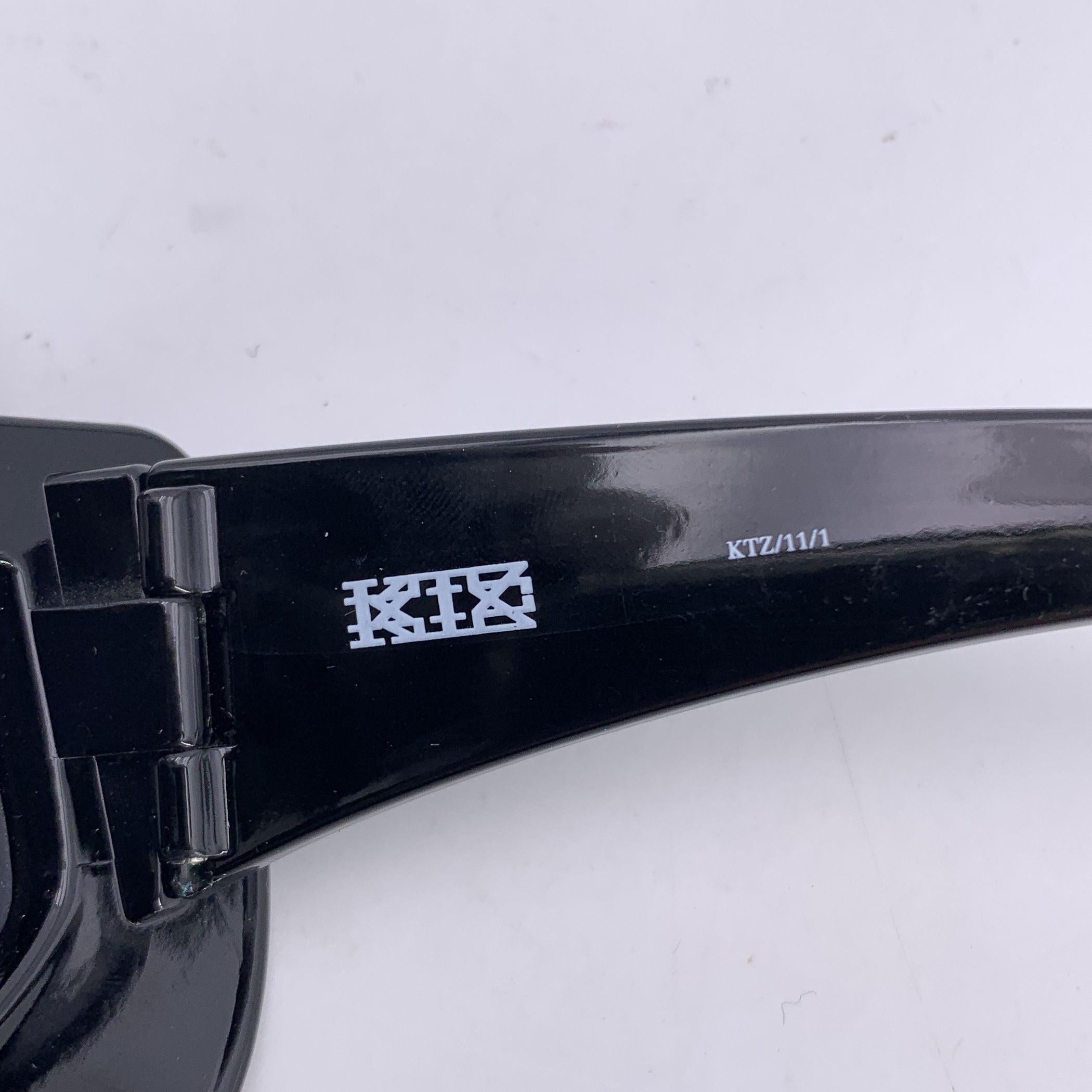 da uomo o donna Occhiali da sole KTZ by Linda Farrow Black Mask Shield KTZ/11/1 140 mm in vendita