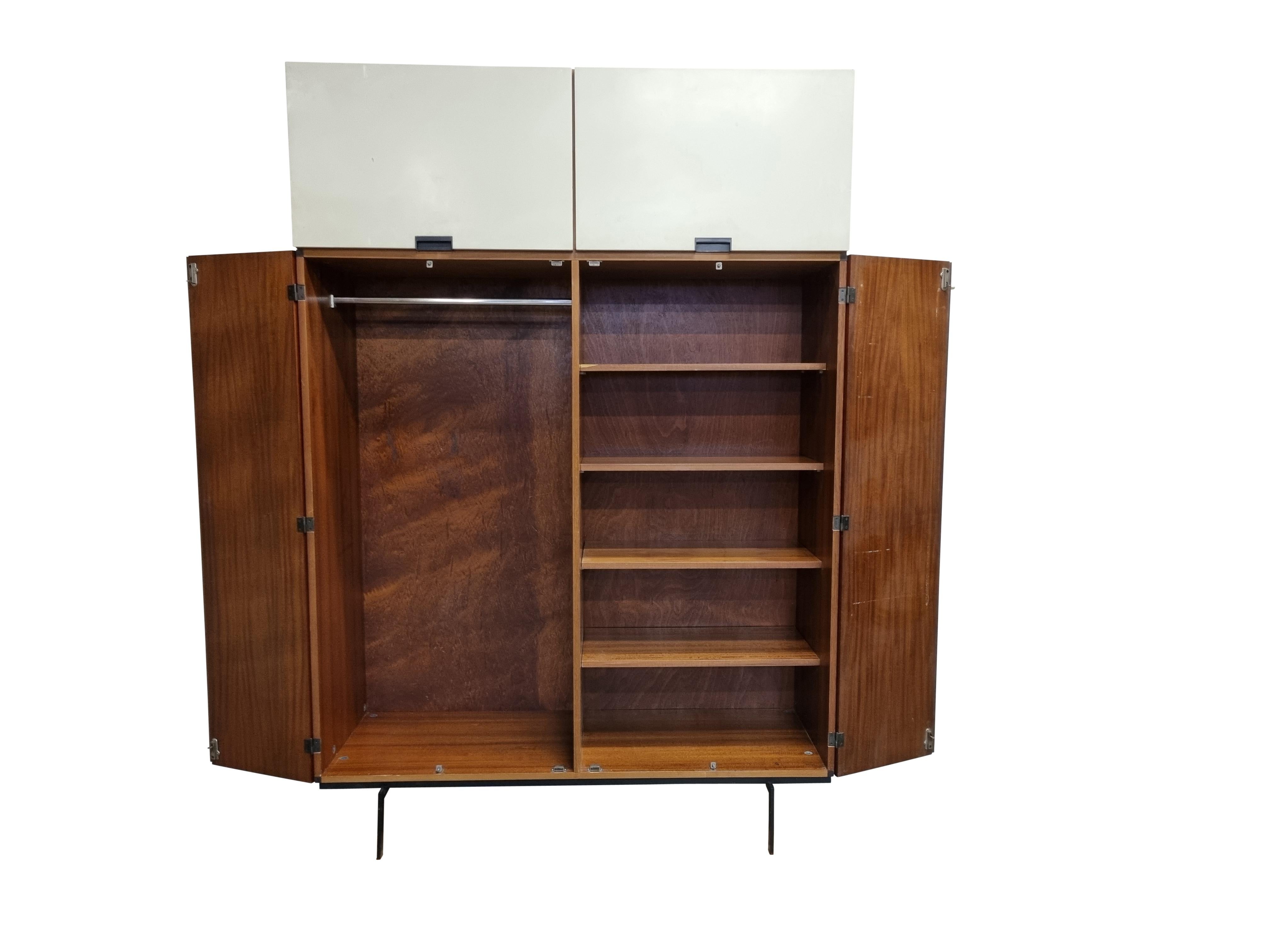 KU10 Wardrobe by Cees Braakman for Pastoe, 1960s In Good Condition In HEVERLEE, BE