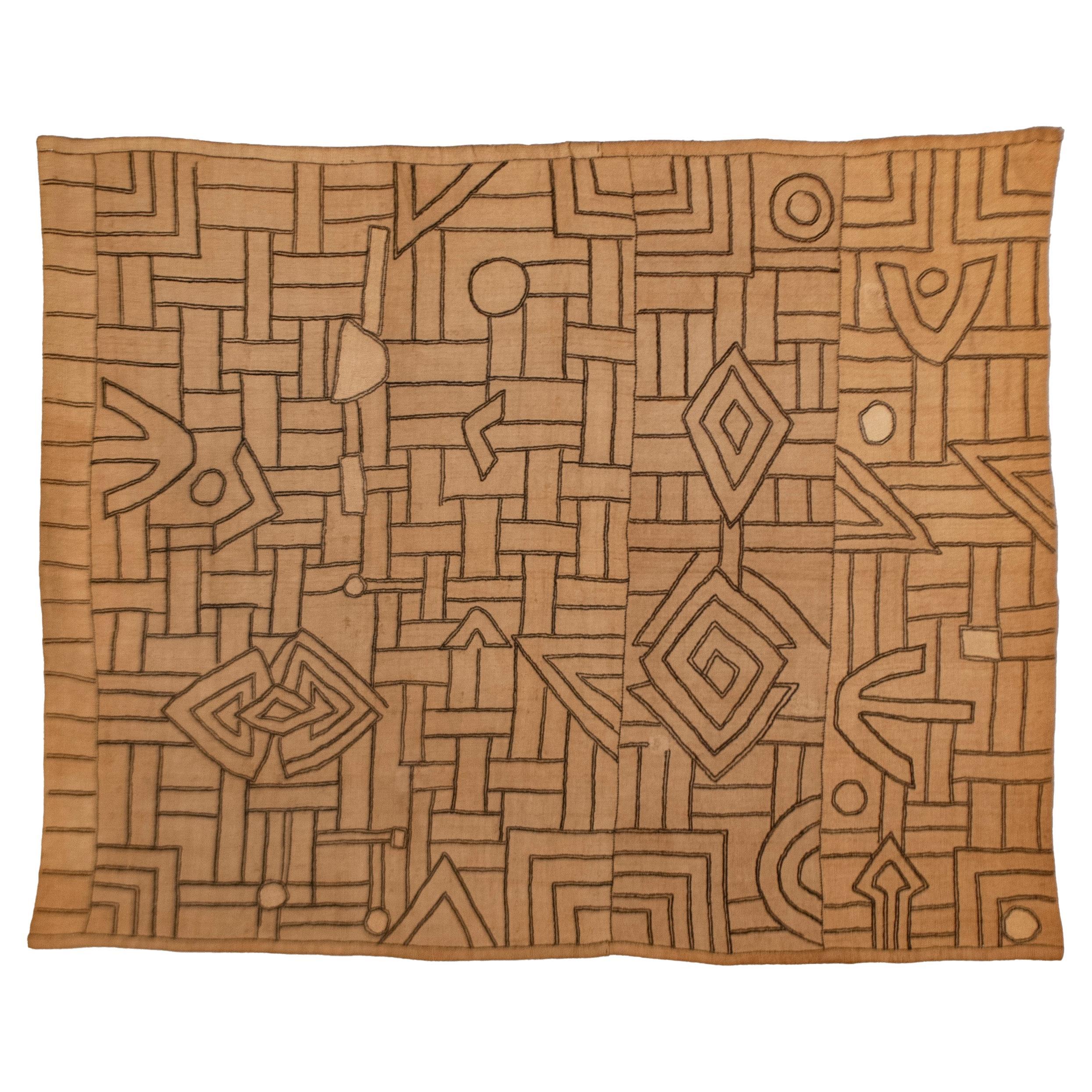 Kuba (Bushong) Raffia Fiber Textile Panel From Woman’s Skirt

The Bushong people are one of the largest and most dominant ethnic groups within the Kuba Kingdom in the DR Congo, and have long been recognized and admired for their history of producing