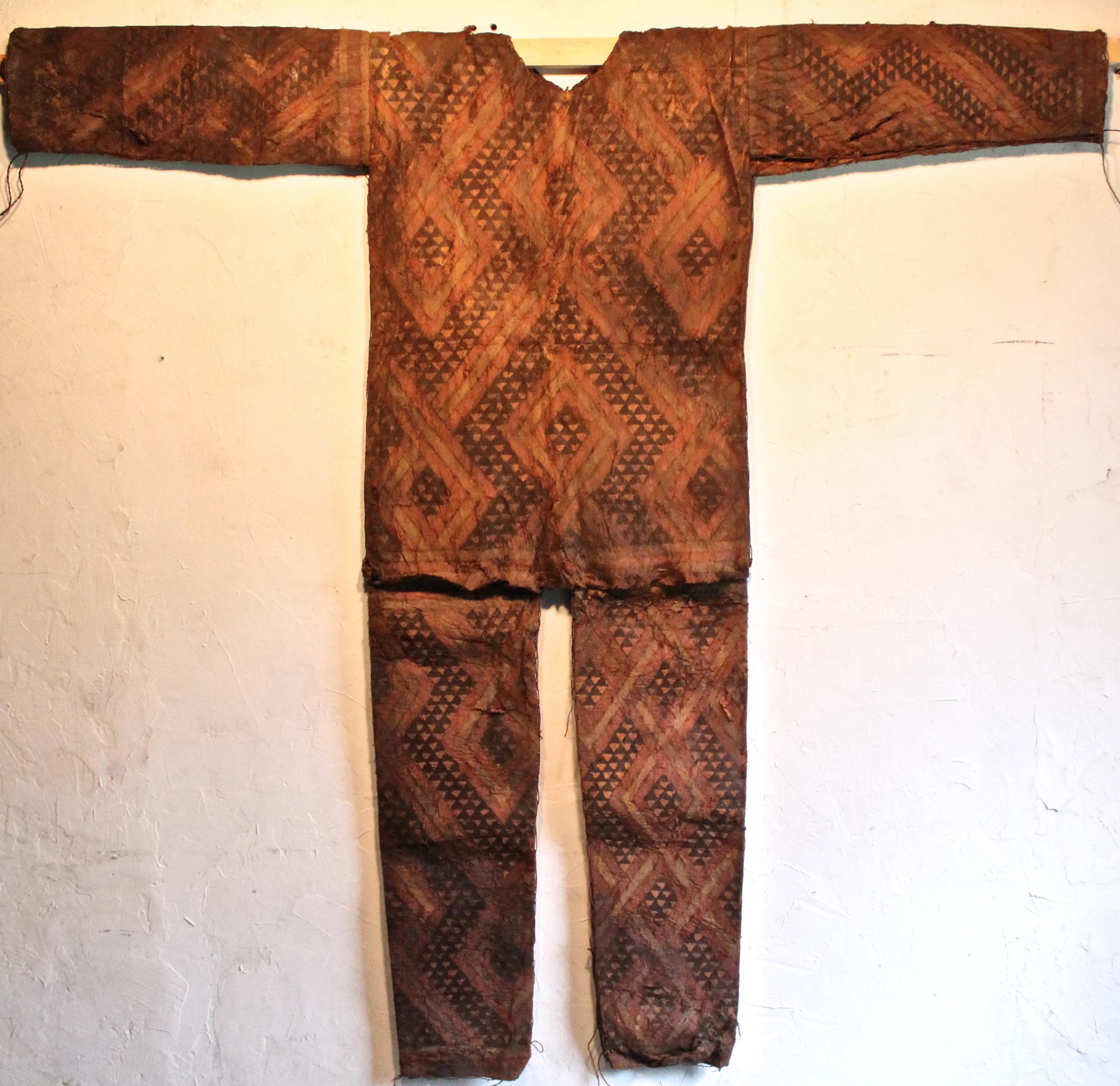 Congolese Kuba Ceremonial Dance Outfit For Sale