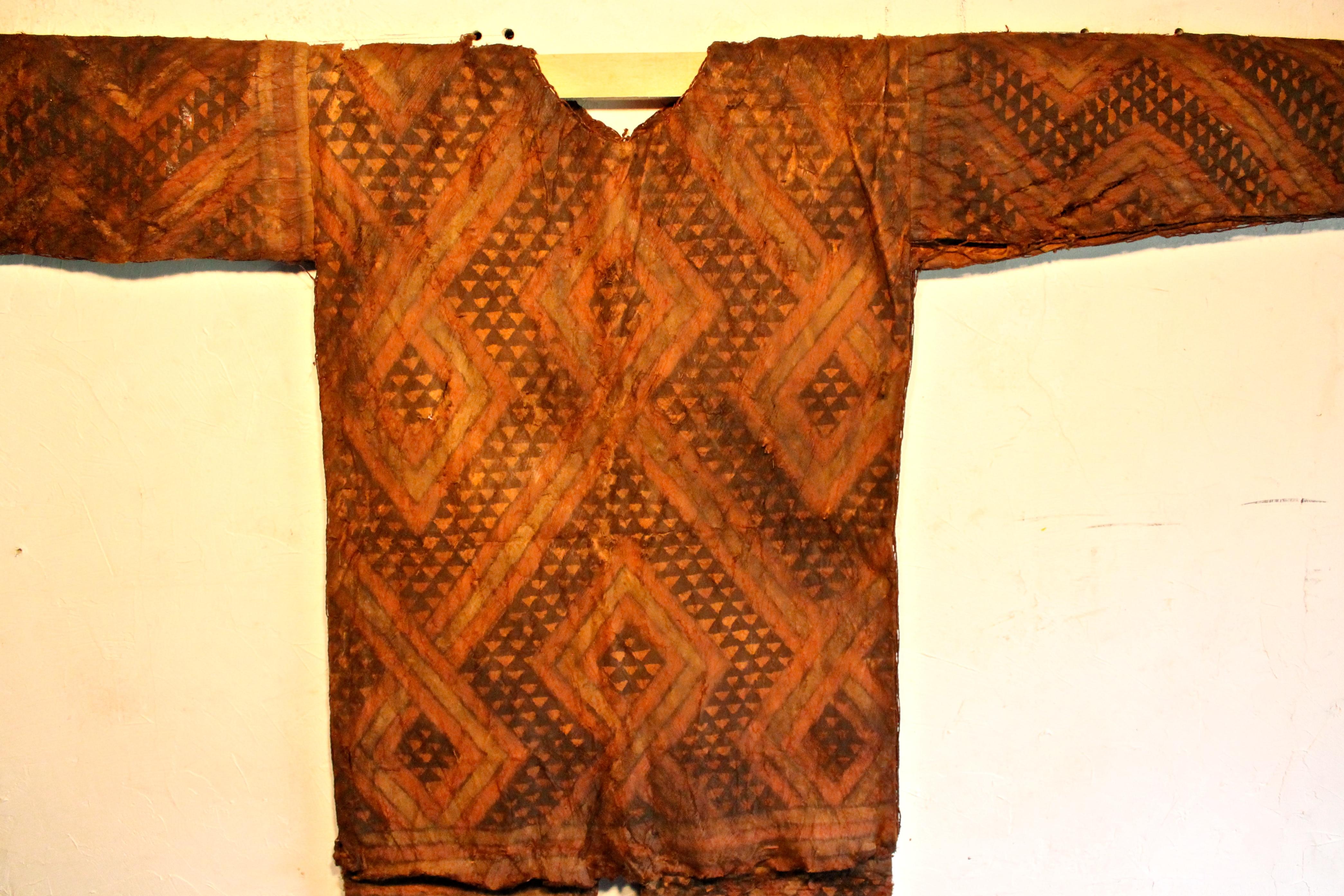 Hand-Painted Kuba Ceremonial Dance Outfit For Sale