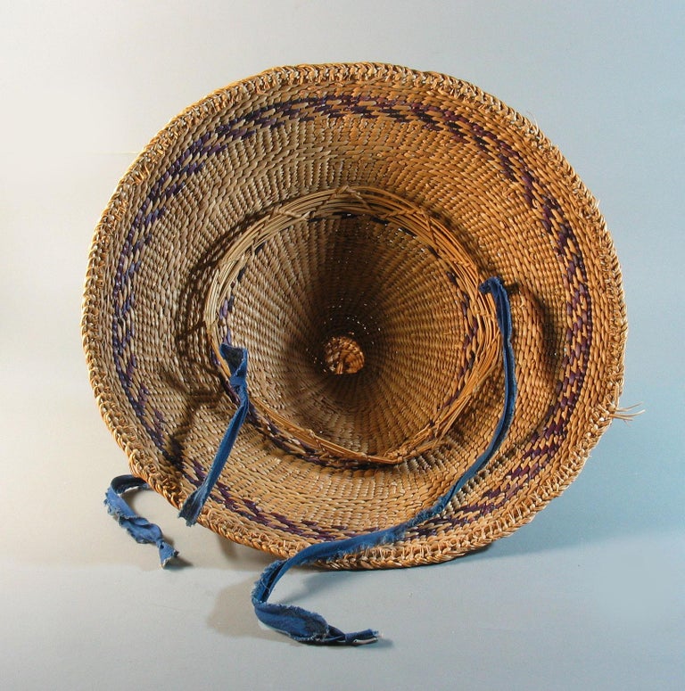 Kuba Ceremonial Raffia Textile Panel with a Hat from Lesotho Tribal Art Drc For Sale 3