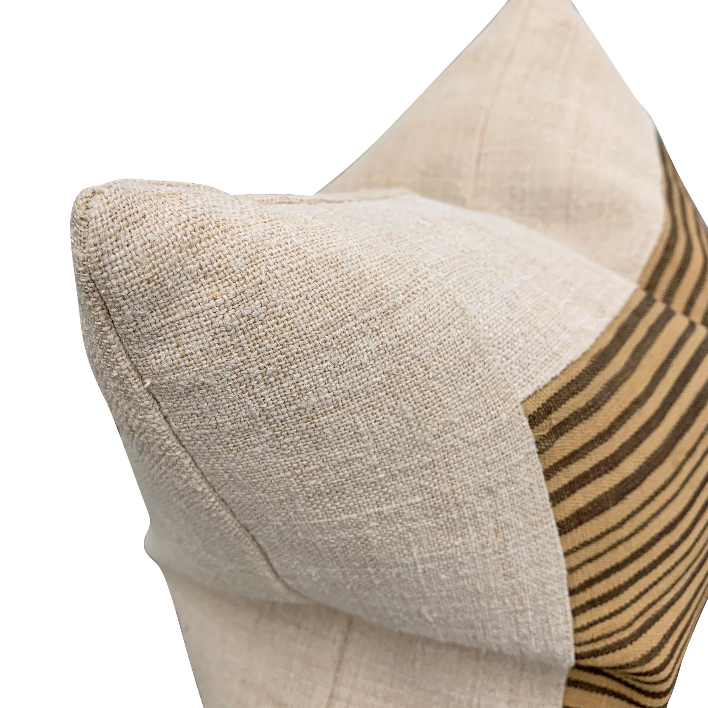 african kuba cloth pillows