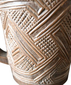 Coppa da vino in palma Kuba - DR Congo, inizio-metà del XX secolo