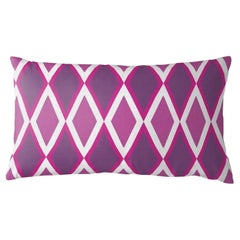 Kuba Purple Lumbar Pillow