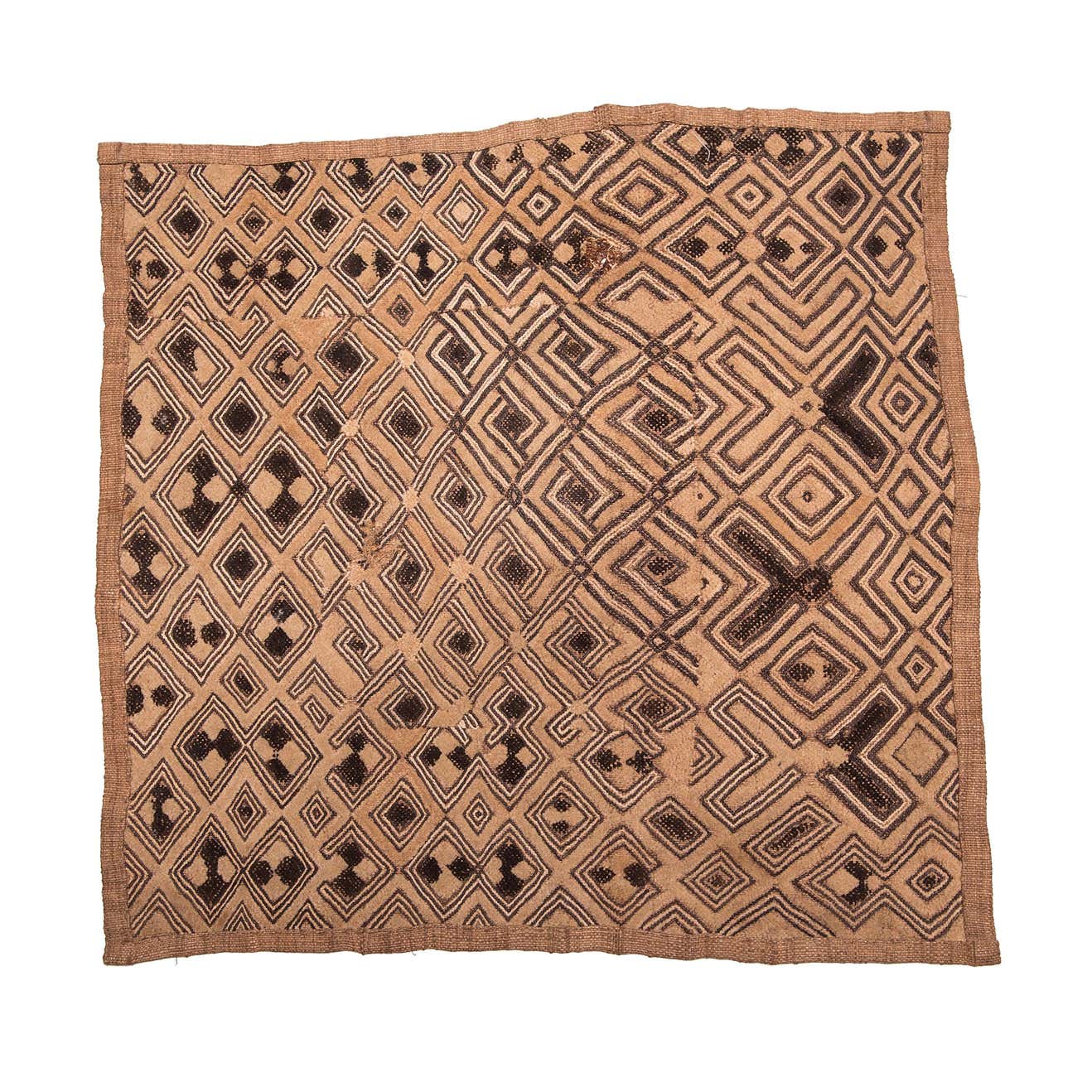 Kuba Raffia Pattern Kuba Raffia Prestige Panel at 1stDibs
