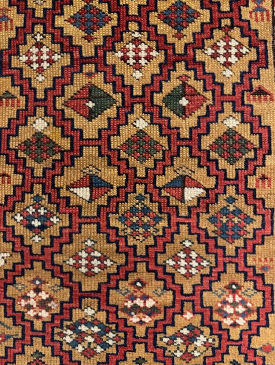 Tessuto a mano Kuba rug in vendita