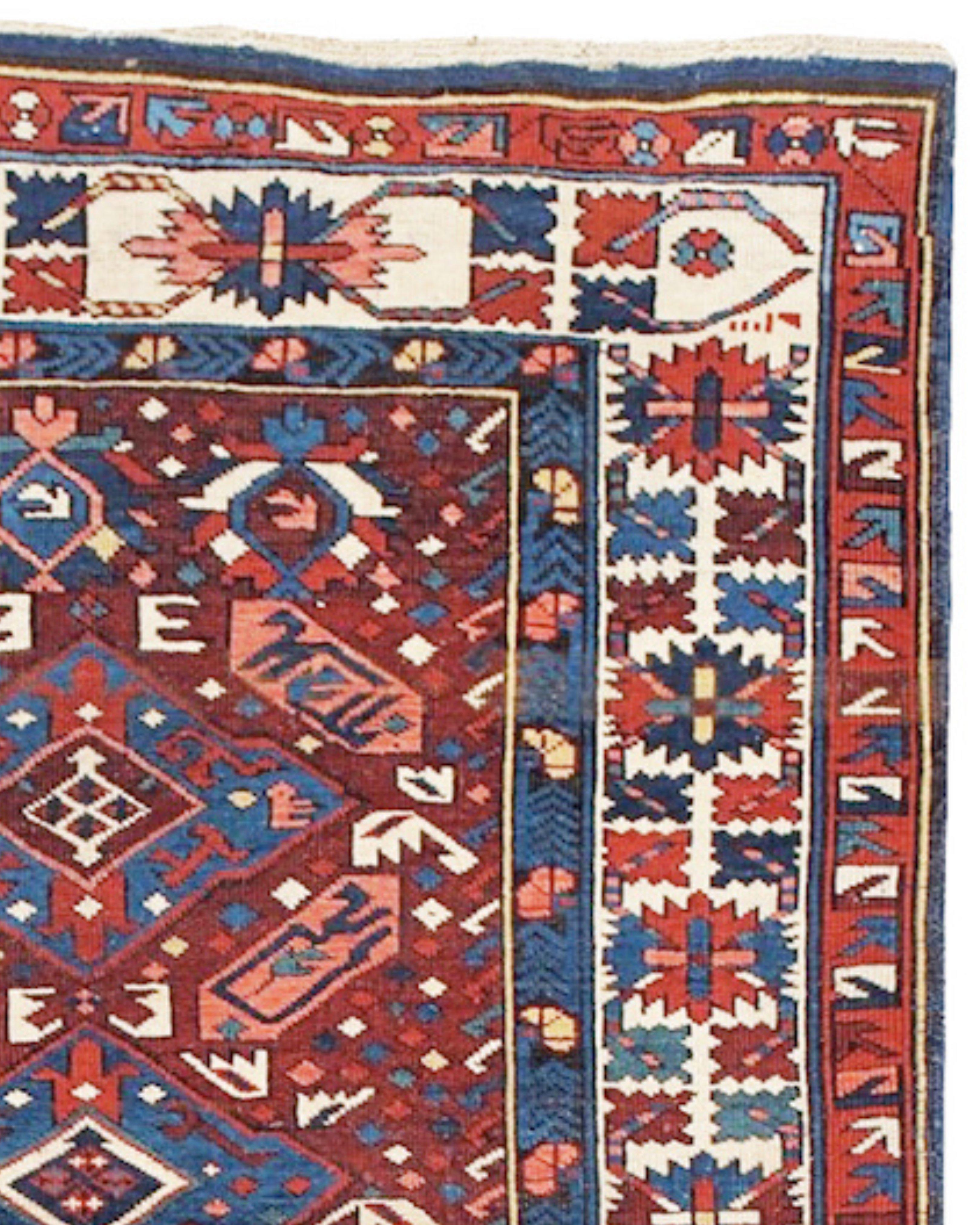 Tapis ancien Cacuasian Kuba, fin du 19e siècle

Informations complémentaires :
Dimensions : 3'4
