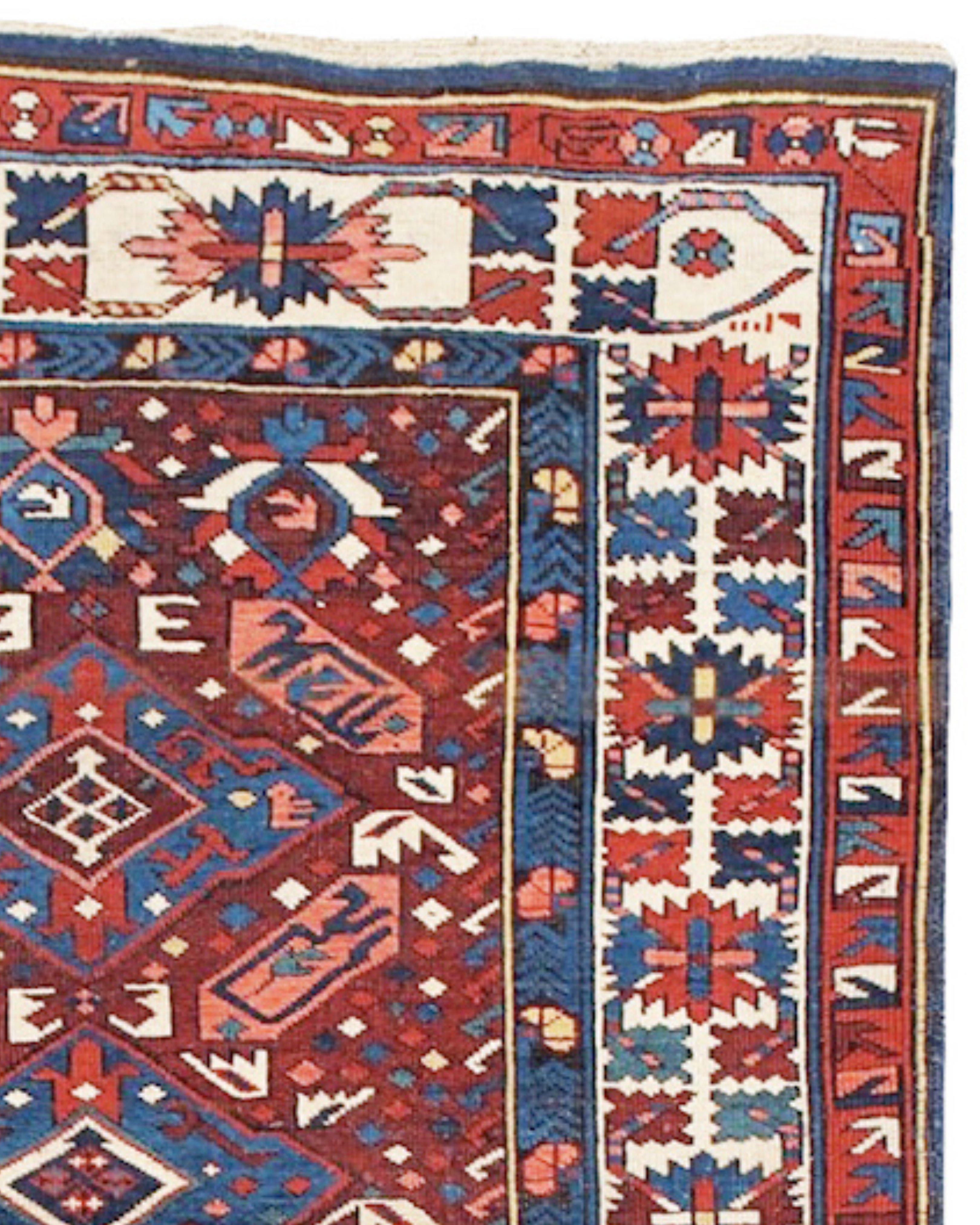 Antique Cacuasian Kuba Rug, Late 19th Century

Additional information:
Dimensions: 3'4